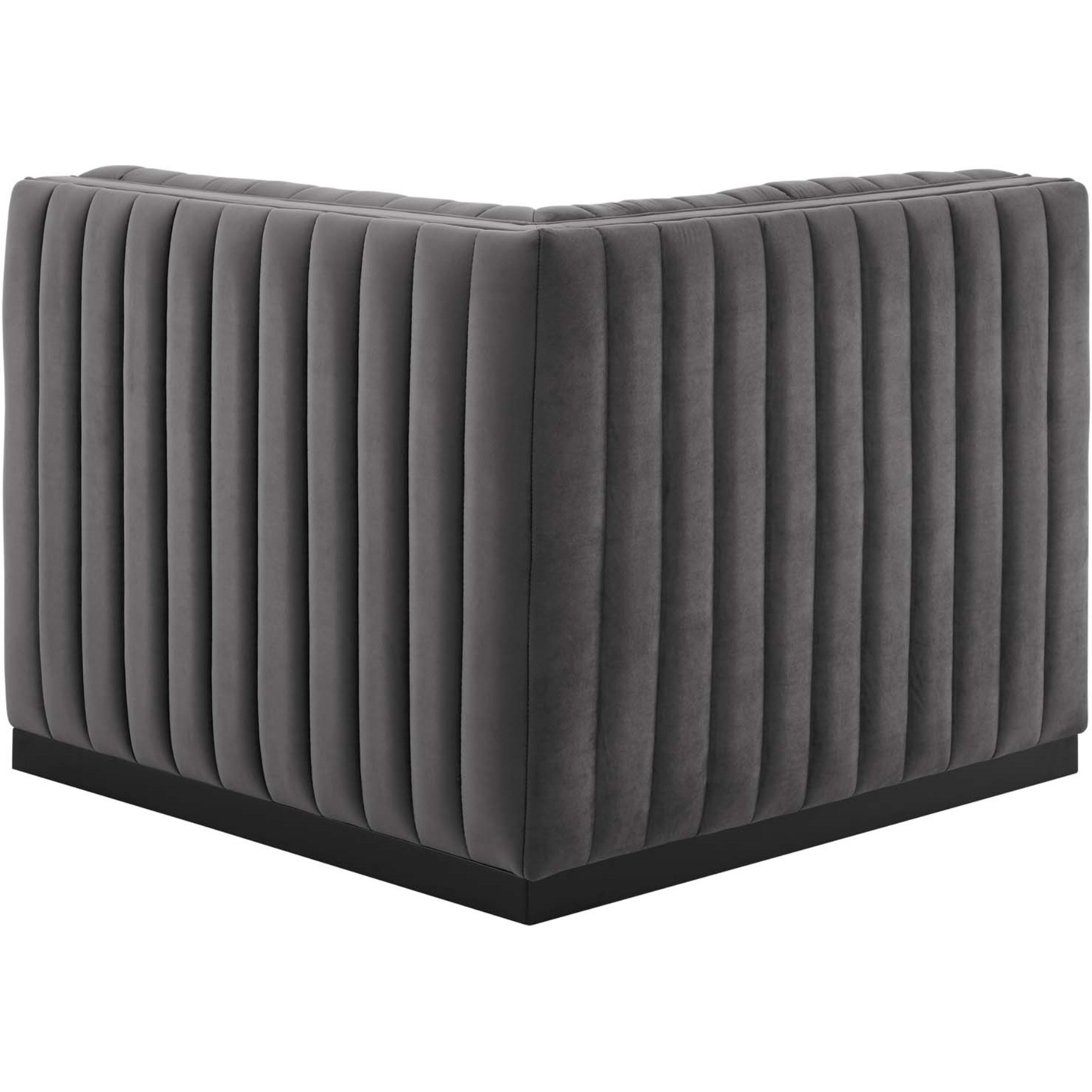 Conjure Channel Tufted Performance Velvet Right Corner Chair