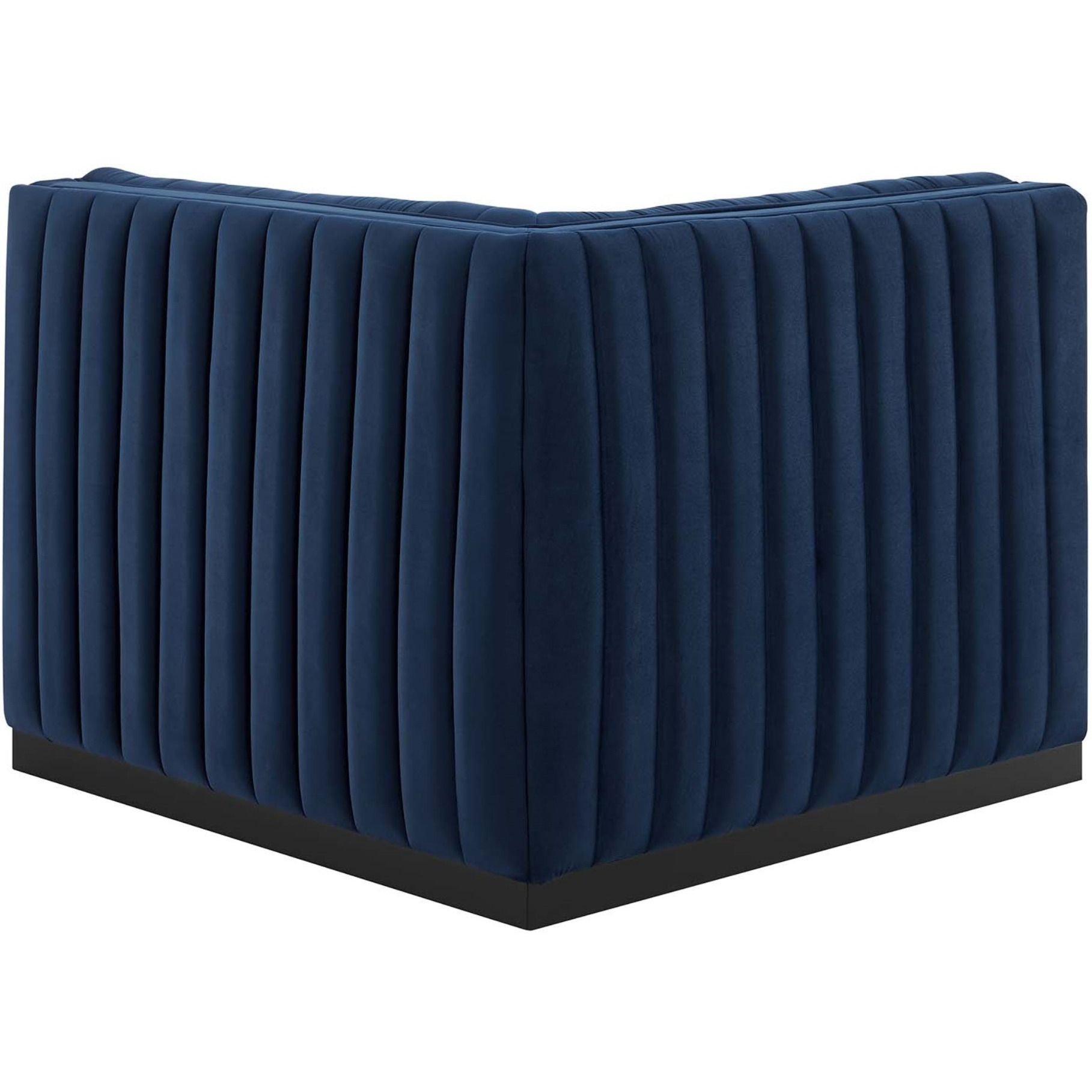 Conjure Channel Tufted Performance Velvet Right Corner Chair