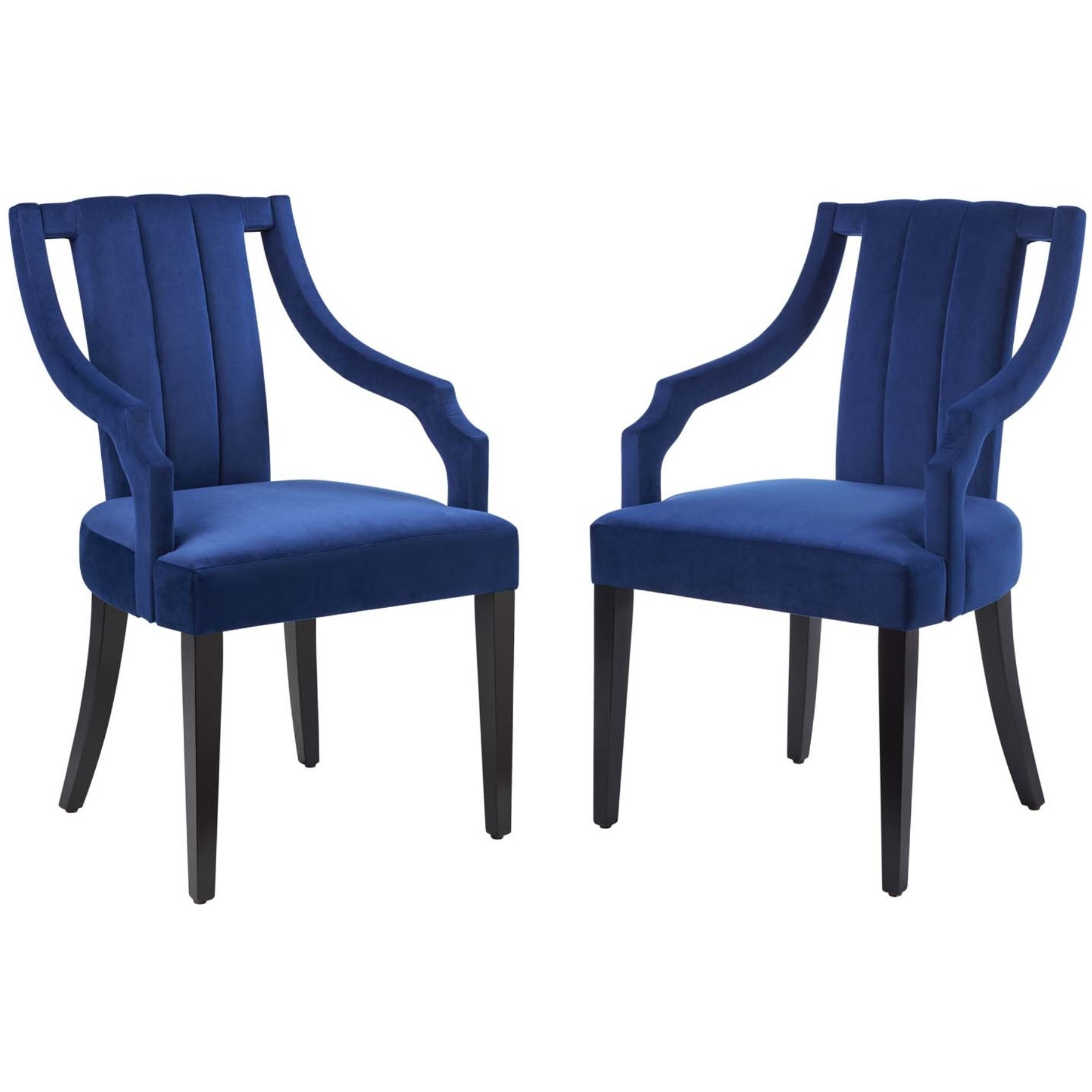 Virtue Performance Velvet Dining Chairs - Set of 2