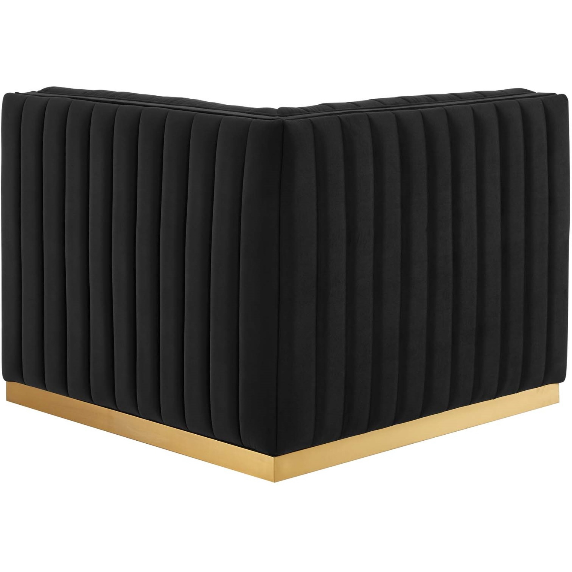 Conjure Channel Tufted Performance Velvet Right Corner Chair