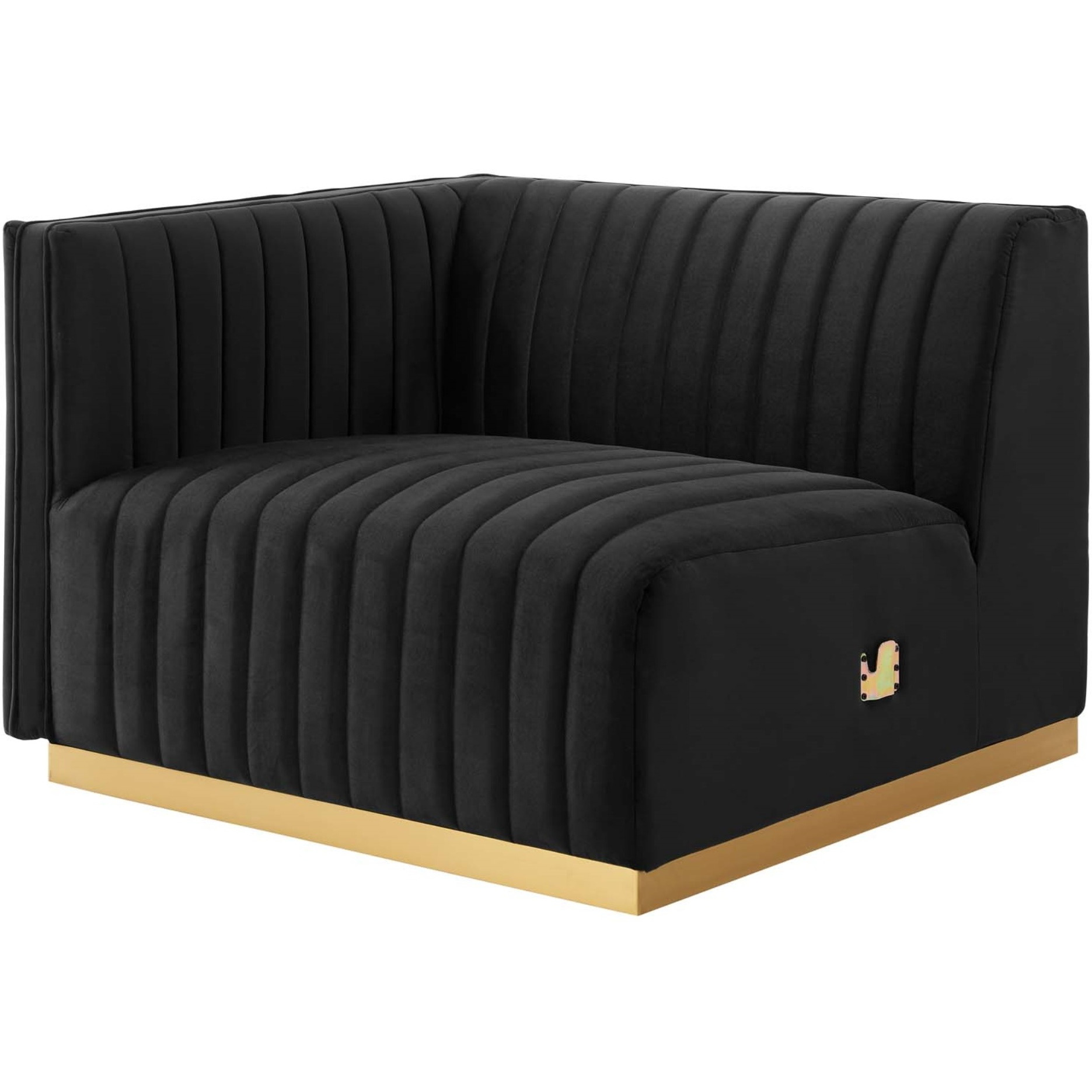 Conjure Channel Tufted Performance Velvet Loveseat