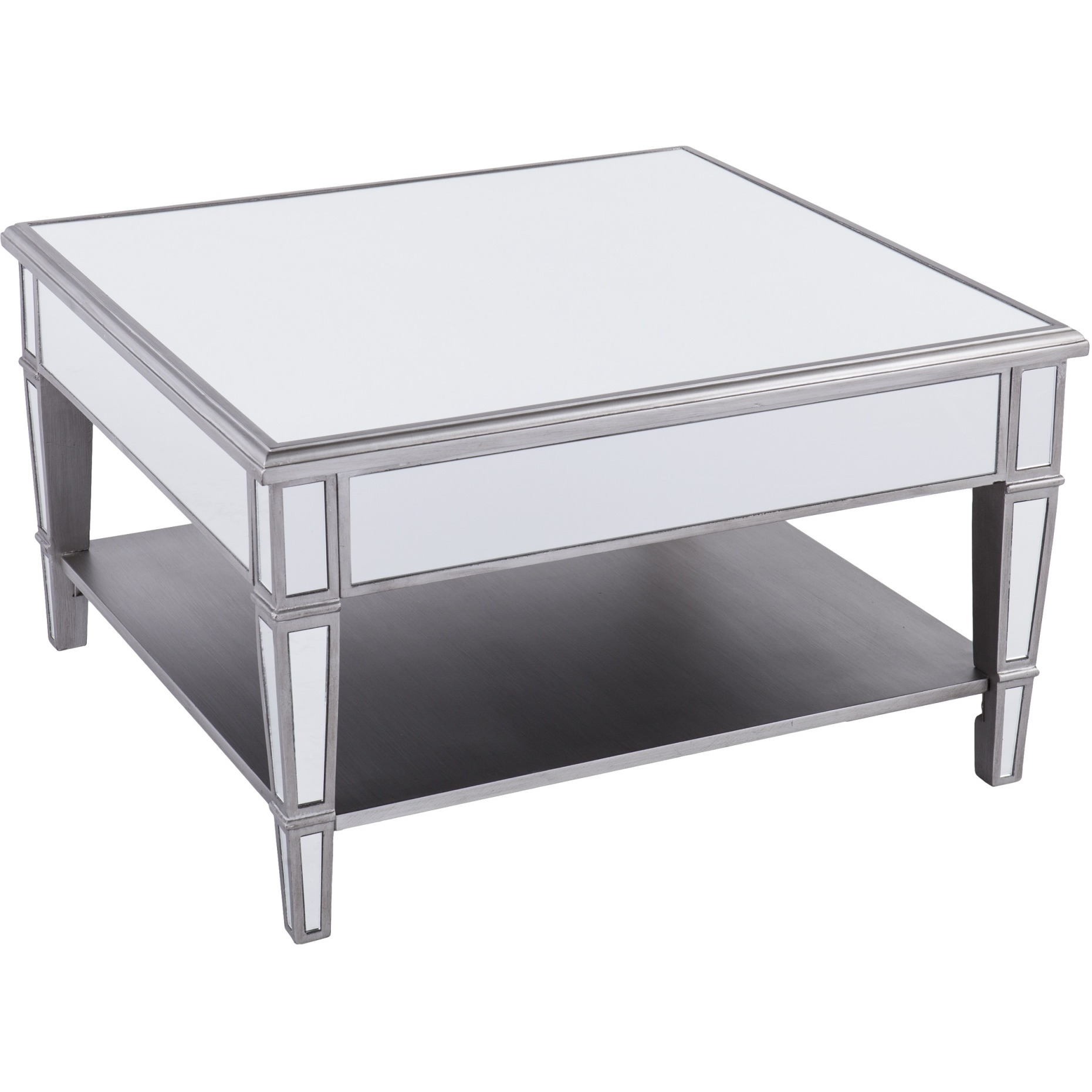 Wedlyn Square Mirrored Cocktail Table