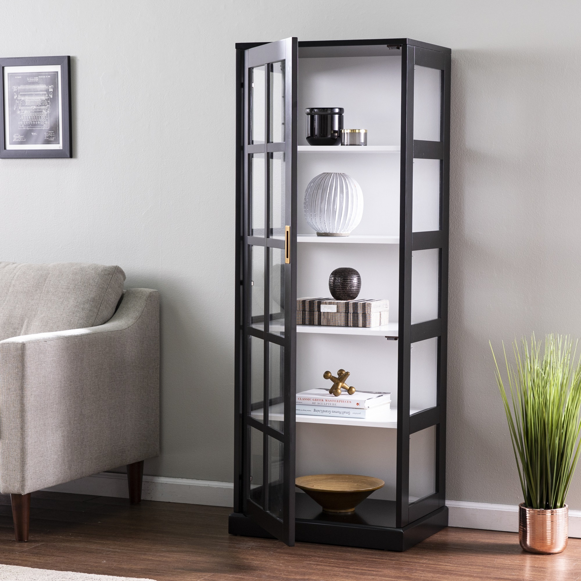Burland Tall Curio Cabinet