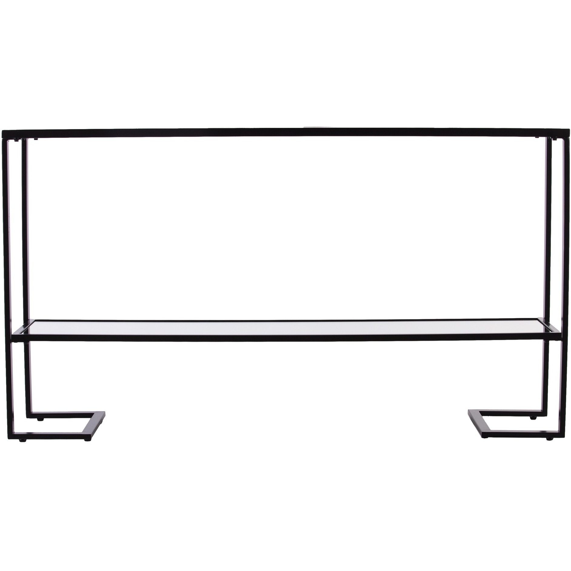 Horten Glam Narrow Console Table - Black