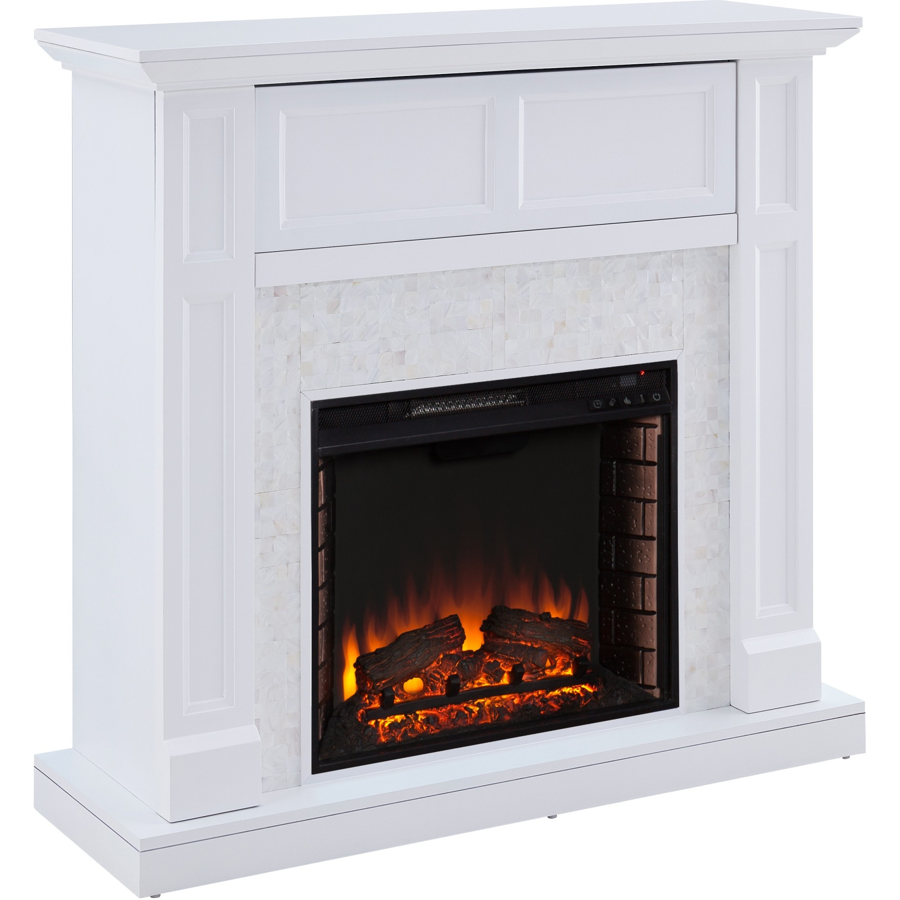 Nobleman Tiled Media Fireplace Console