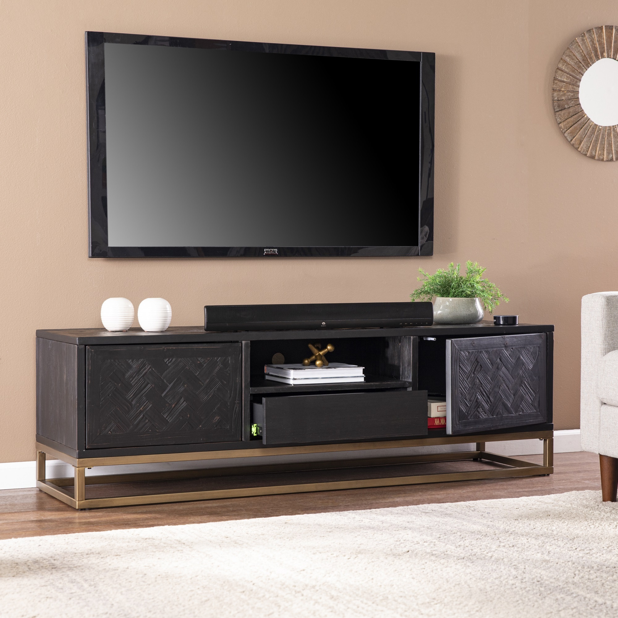 Dessingham Reclaimed Wood TV/Media Stand
