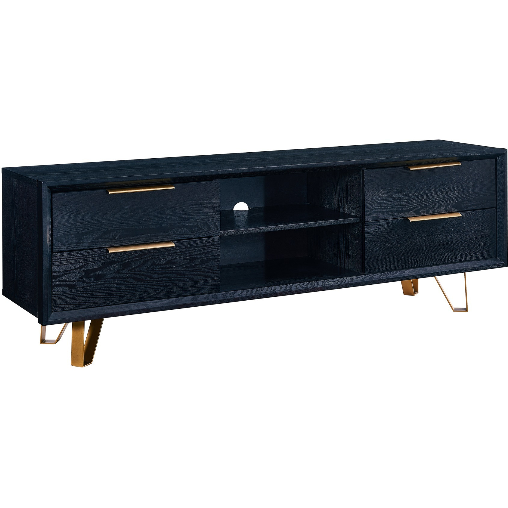 Malone Black Entertainment Console