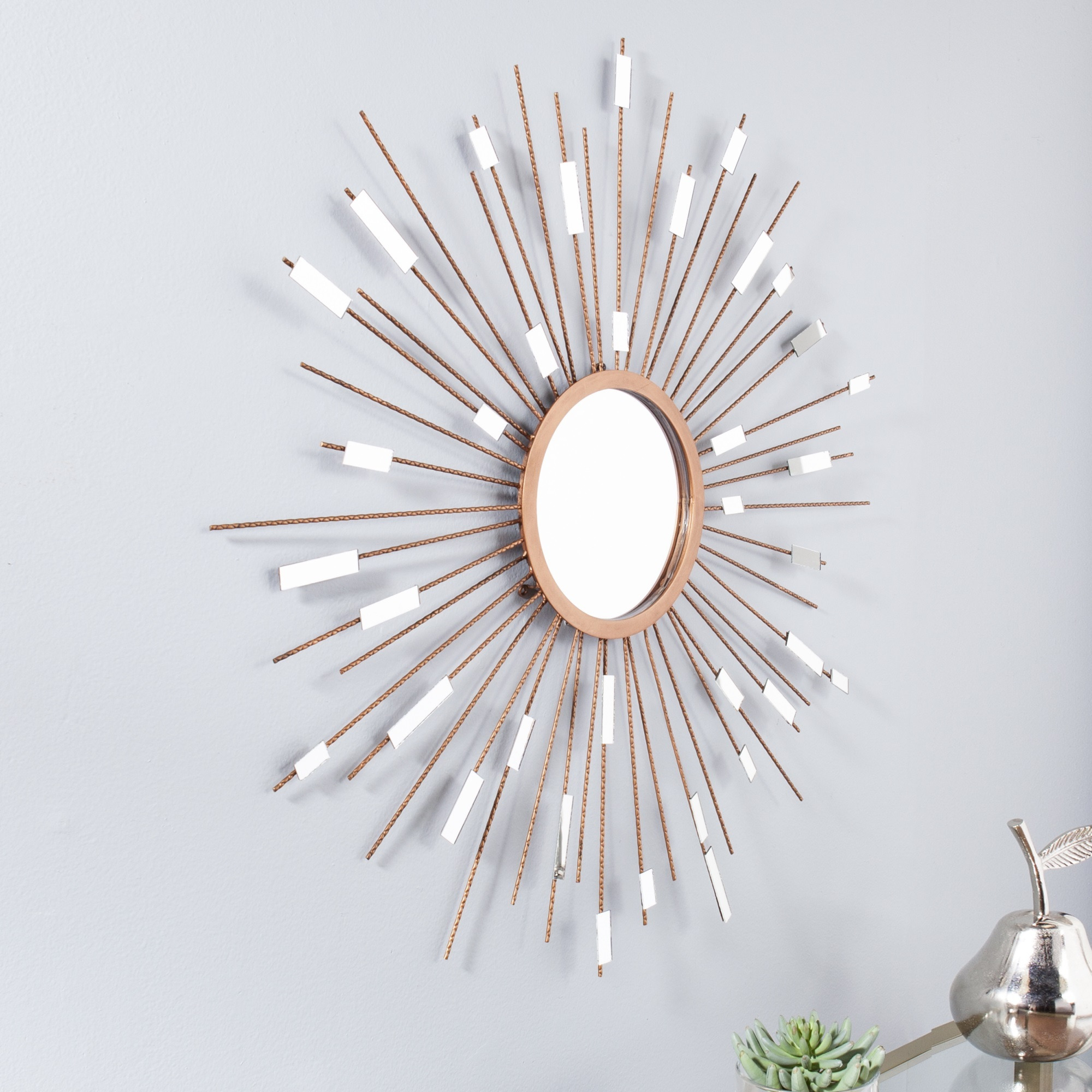 Ardreva Starburst  Mirrored Wall Sculpture