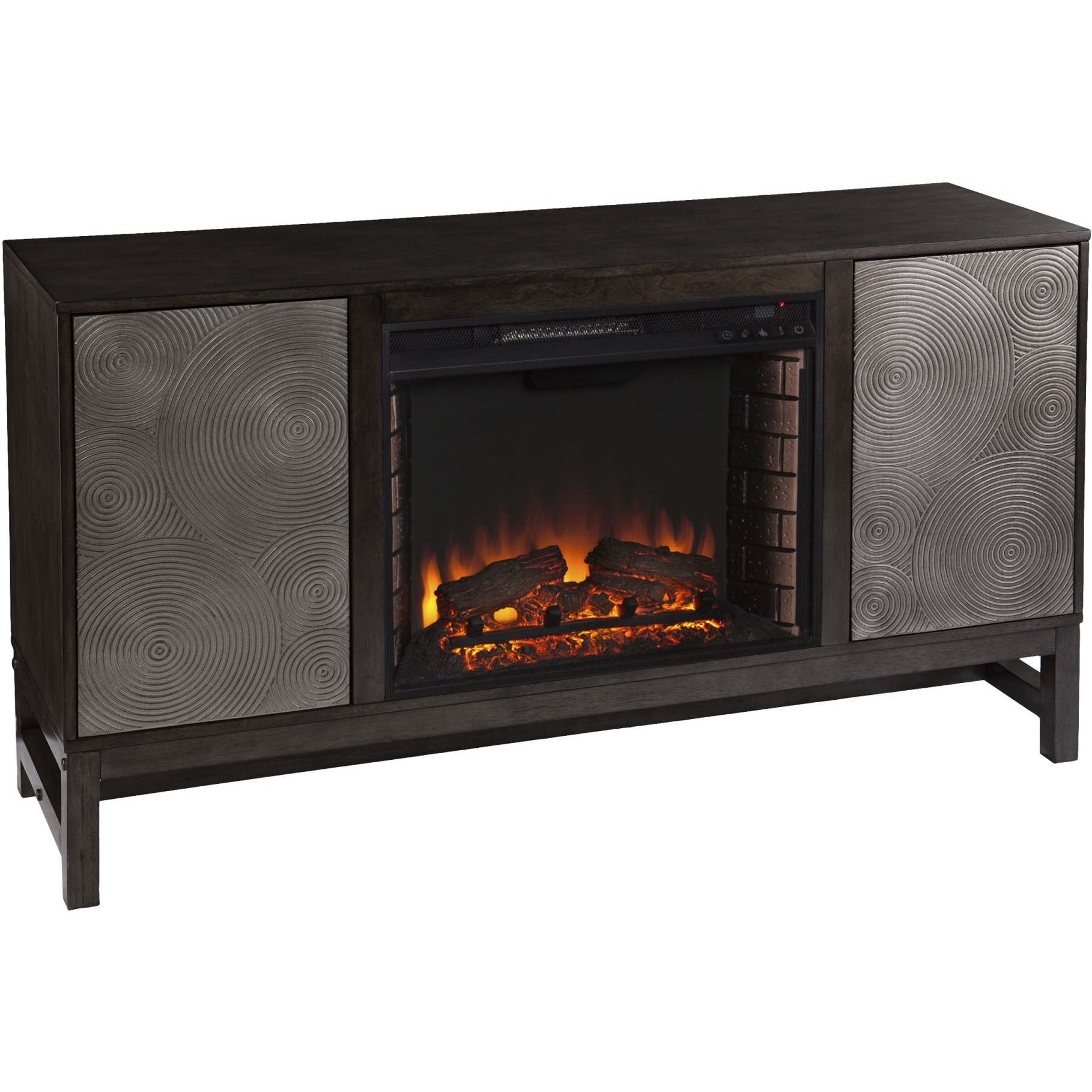 Lannington Electric Fireplace with Media Storage