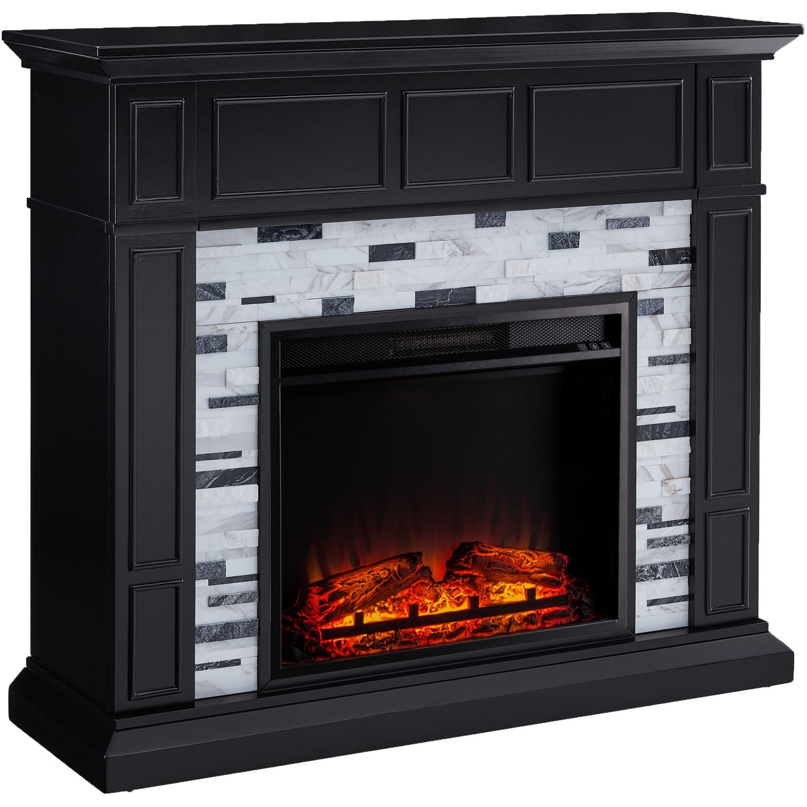 Drovling Marble Base Electric Fireplace