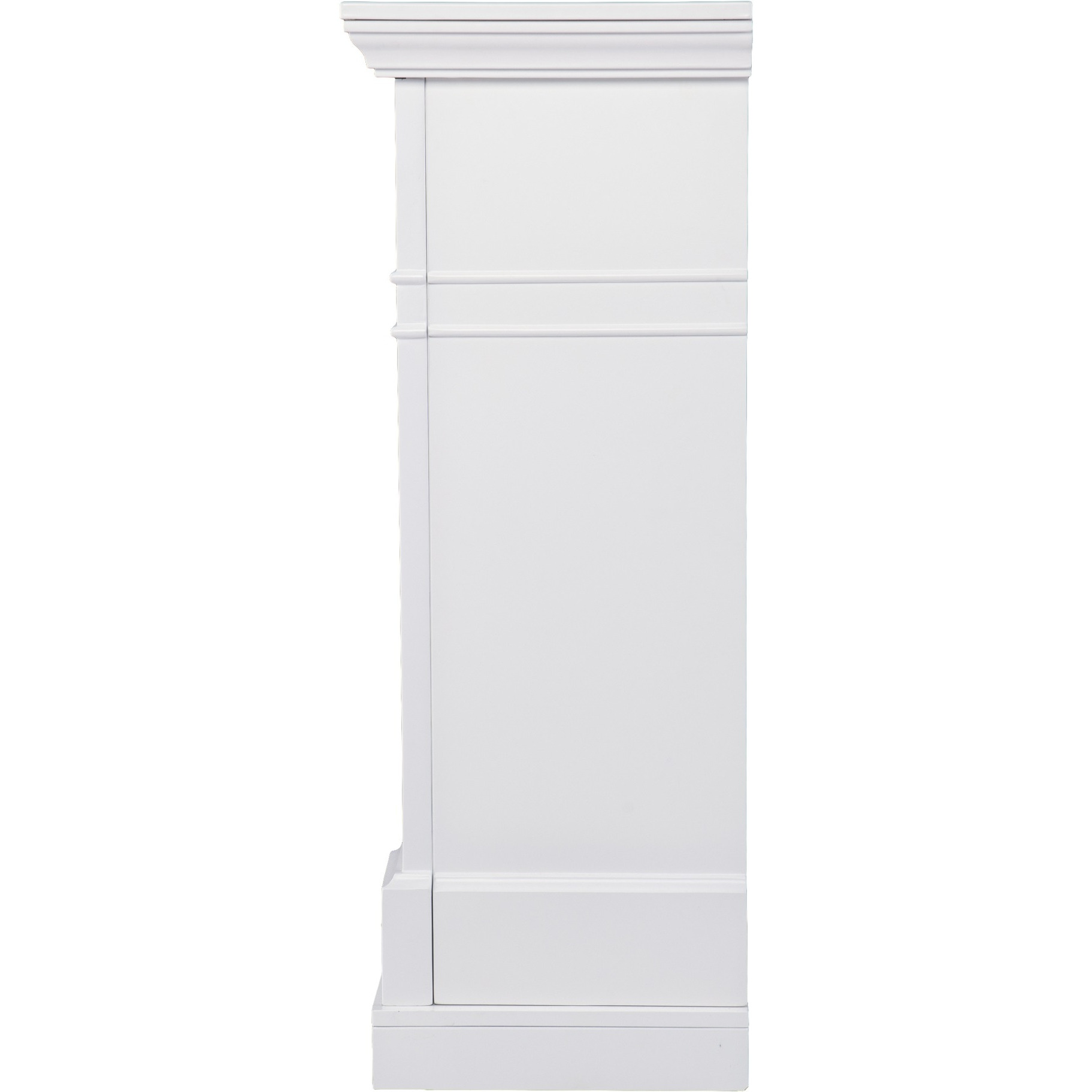 Darvingmore Base Electric Fireplace with Marble Surround