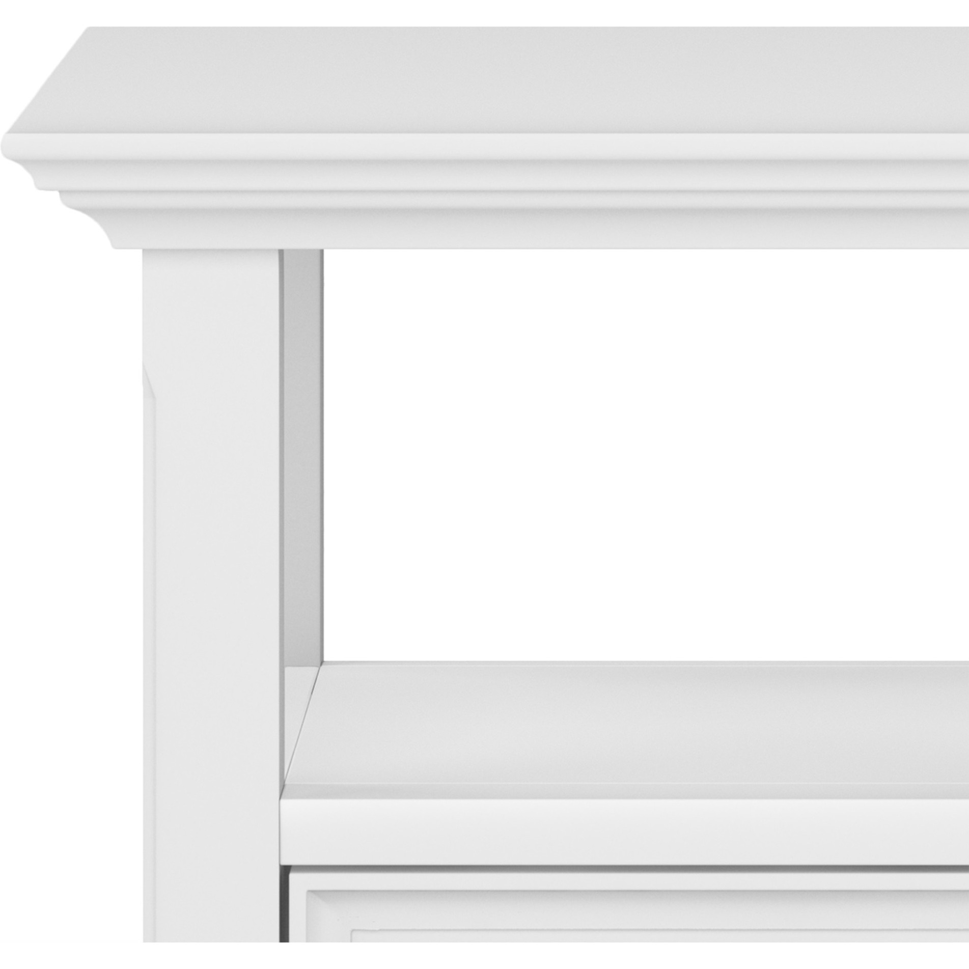 Amherst SOLID WOOD End Table in White