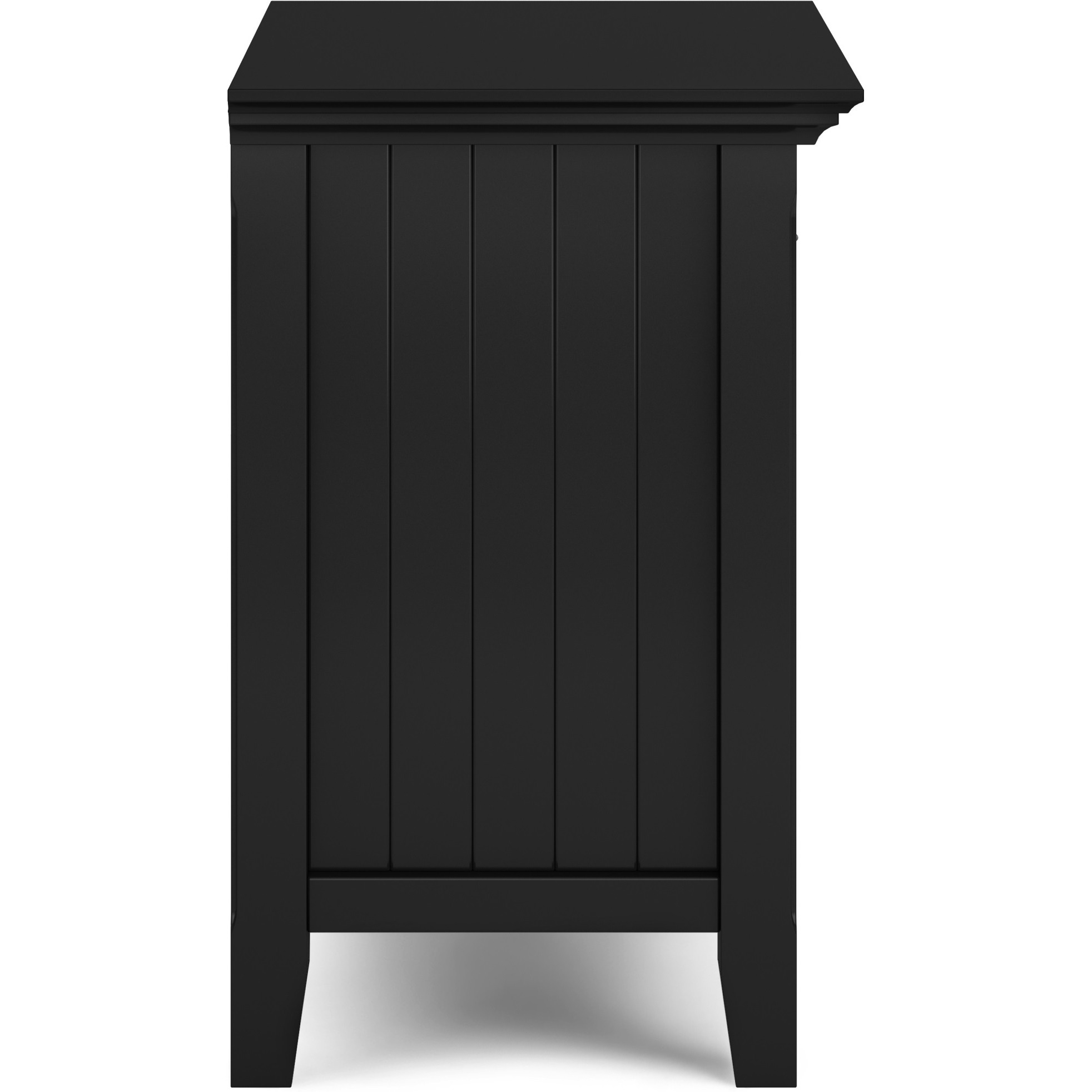 Acadian SOLID WOOD Bedside Table in Black