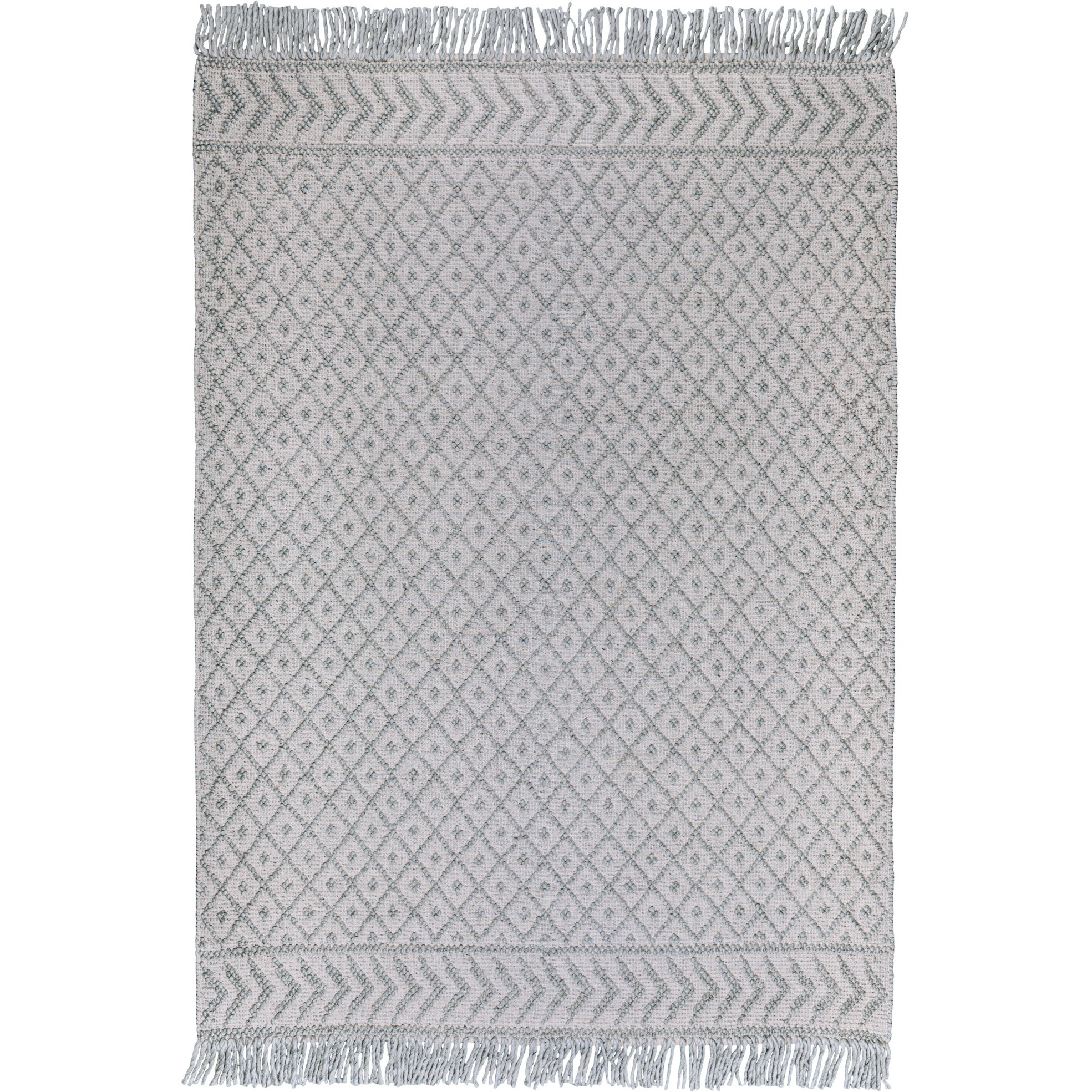 Millow 6 x 9 Area Rug in Silver