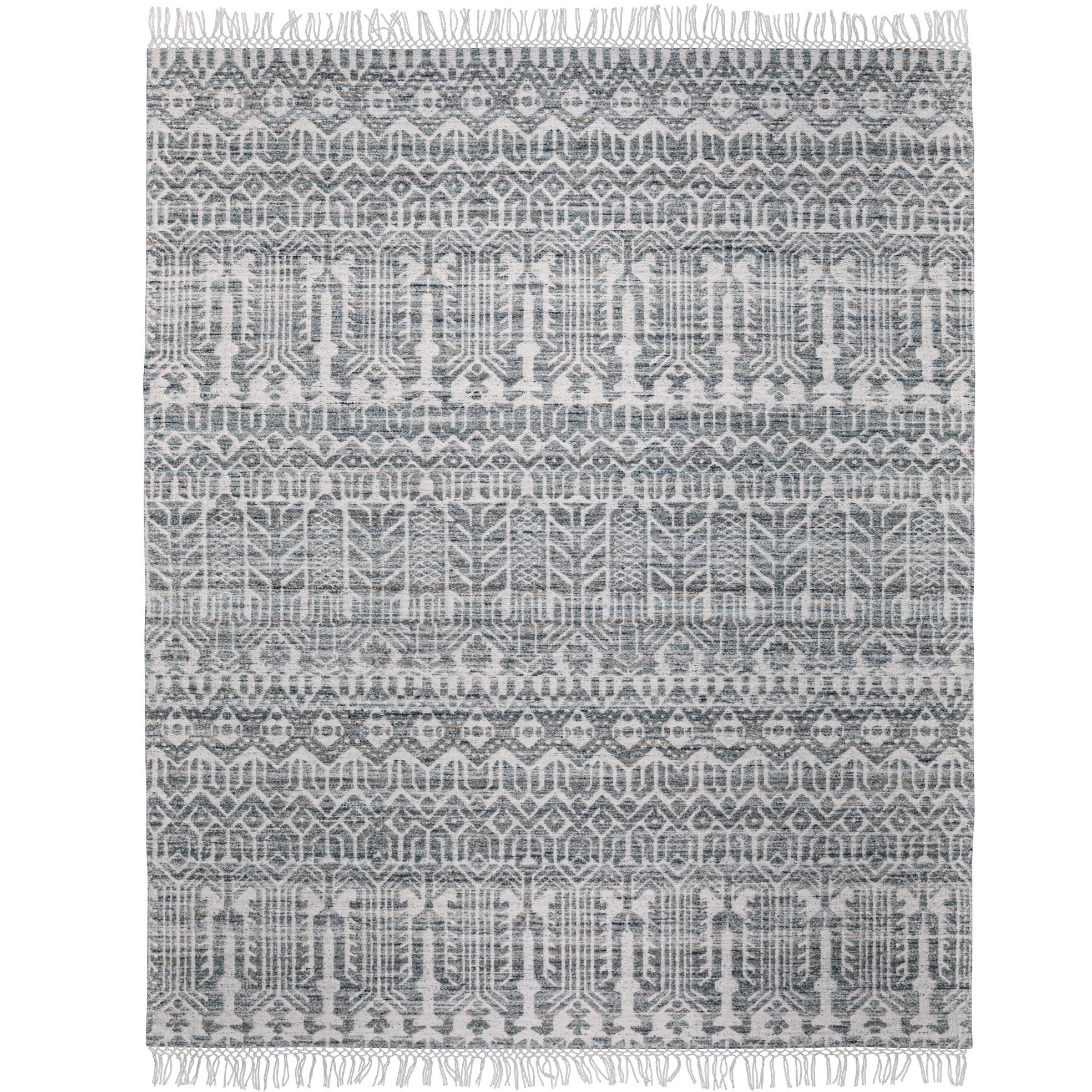 Banning 8 x 10 Area Rug in Ivory,Grey