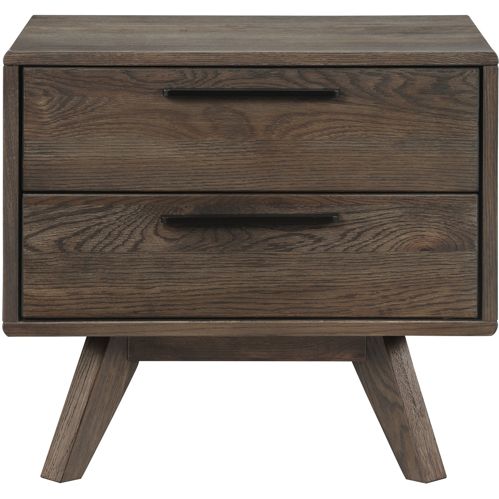 Astoria Oak 2 Drawer Nightstand