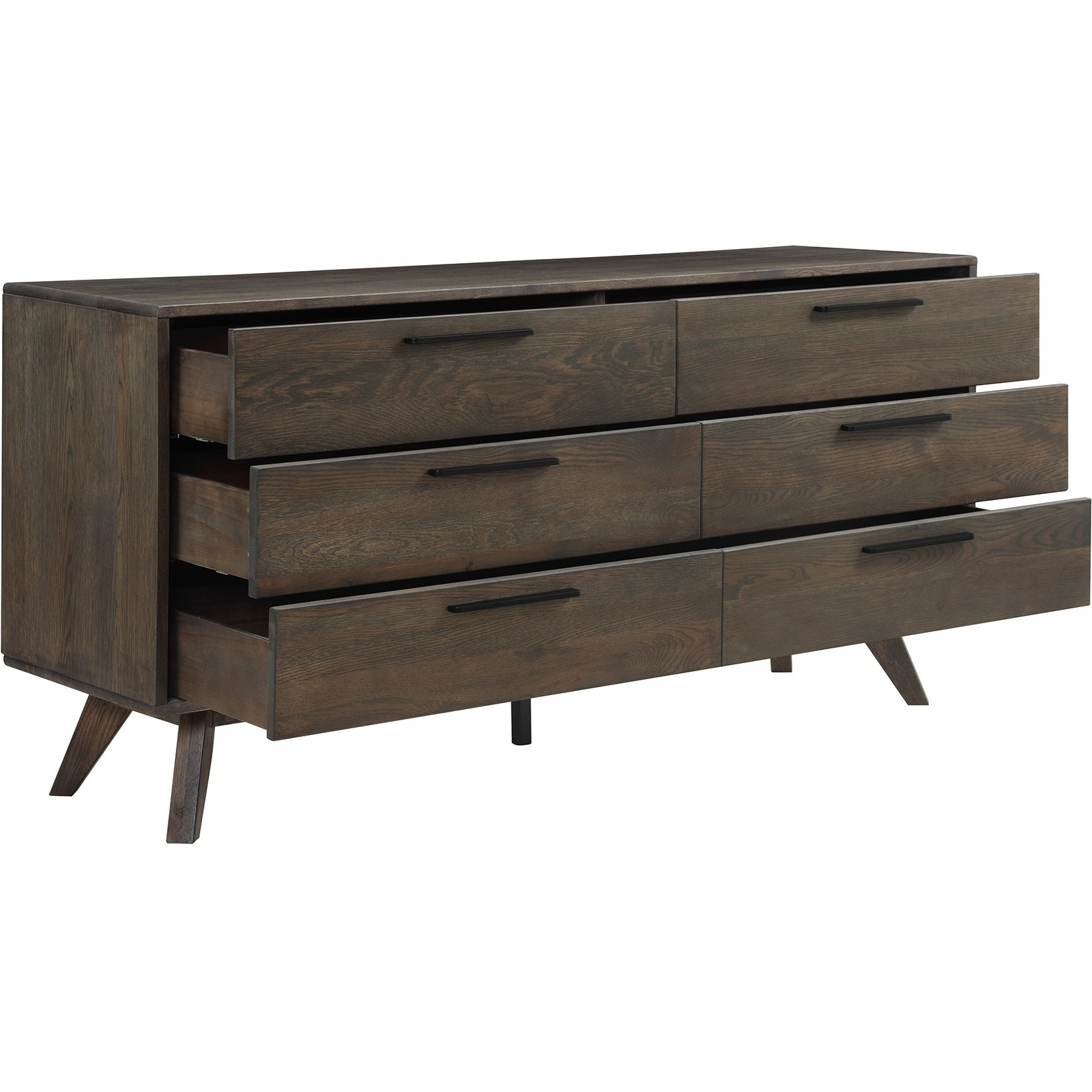Astoria Oak Dresser for Bedroom with 6 Drawers