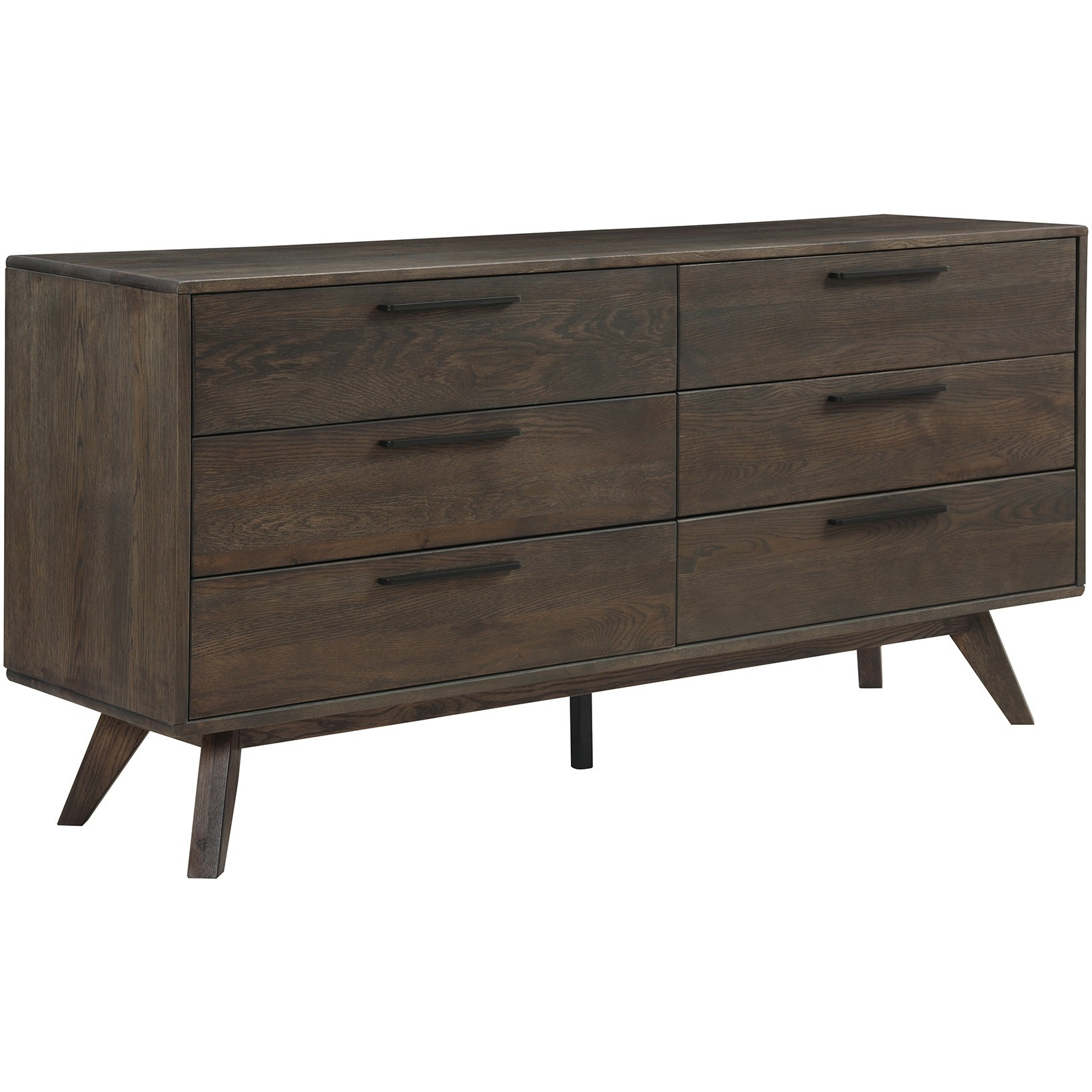 Astoria Oak Dresser for Bedroom with 6 Drawers