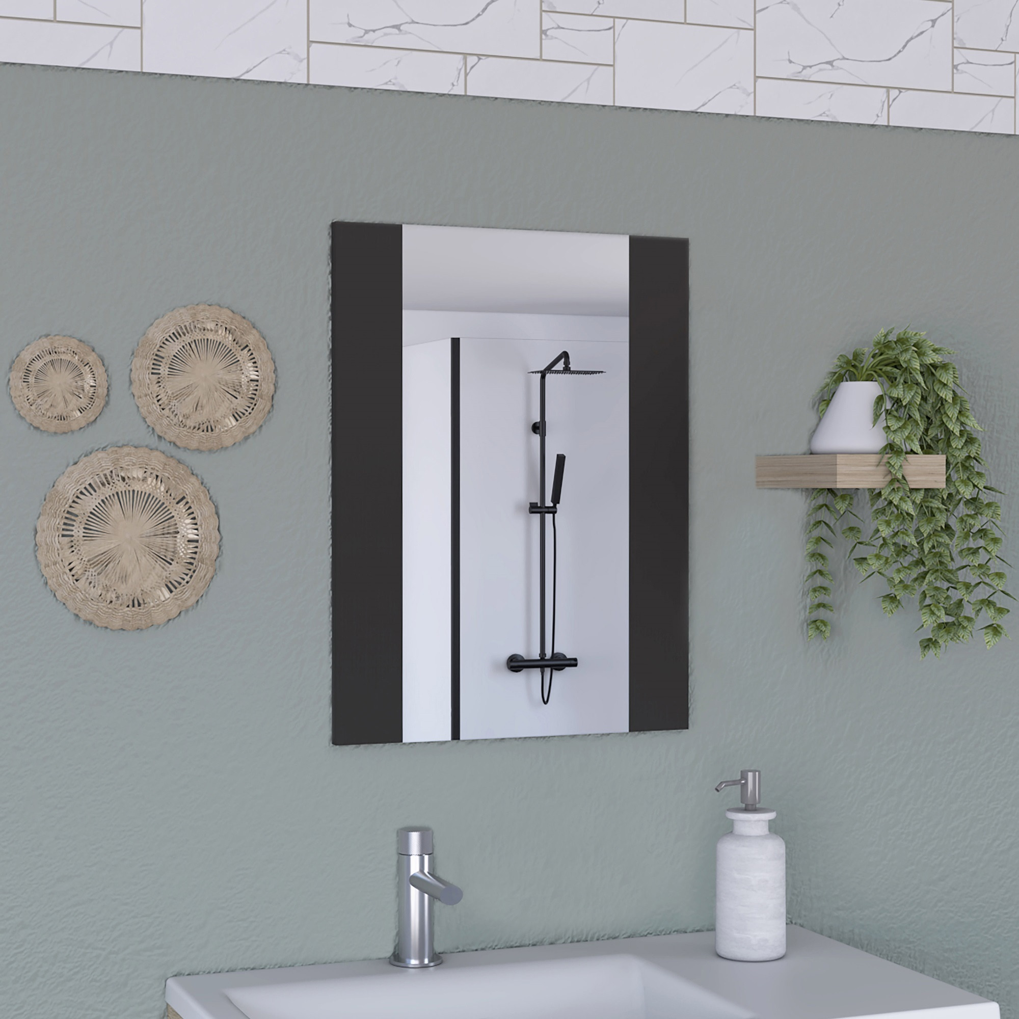Mirror Madrid, Rectangular Shape, Looking Glass