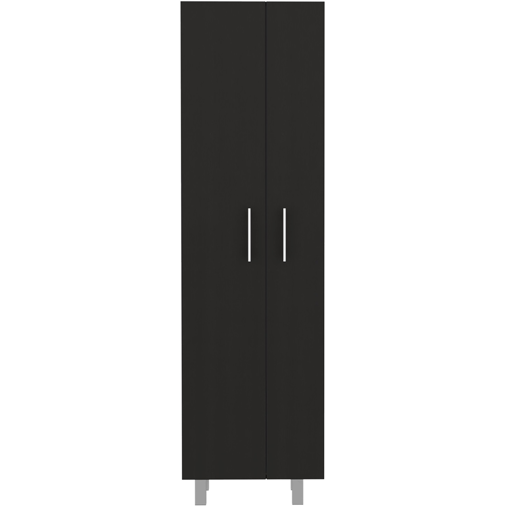 Nala Cleaning Cabinet, Double Door, Four Legs, Five Shelves