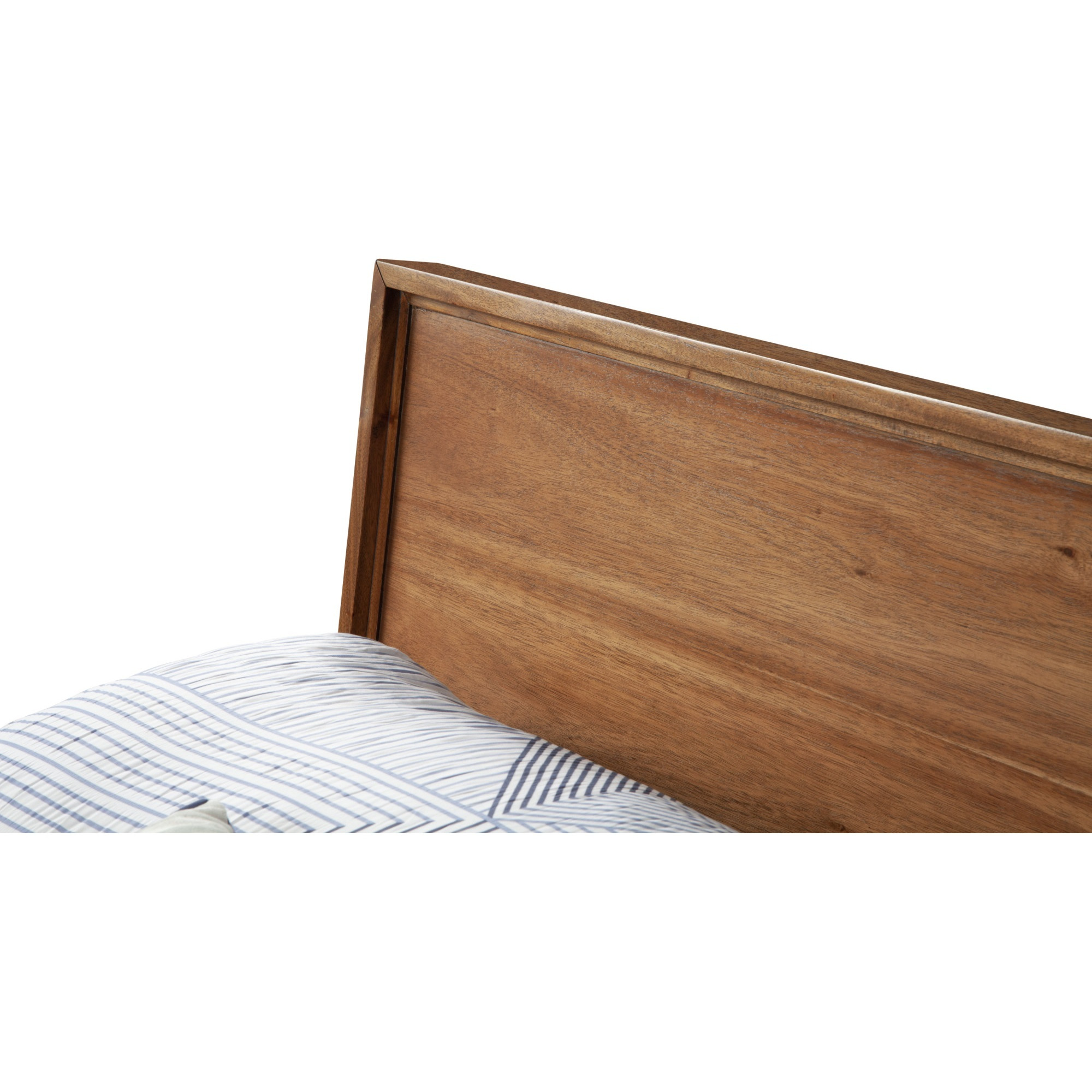 Nova Standard King Platform Bed, Honey Maple