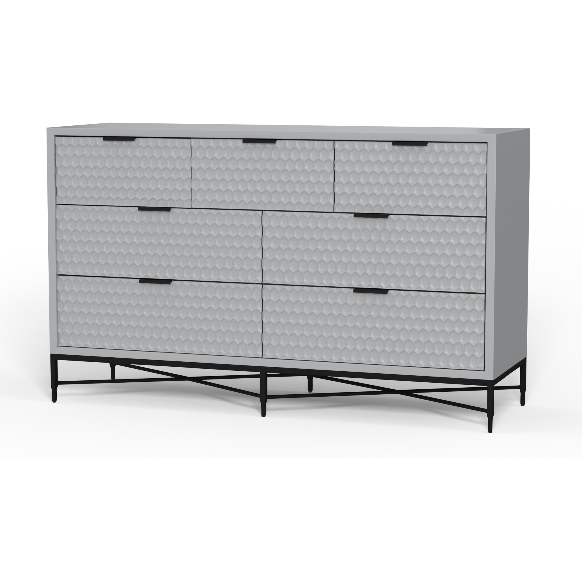 Milo Dresser (Light Slate Grey)