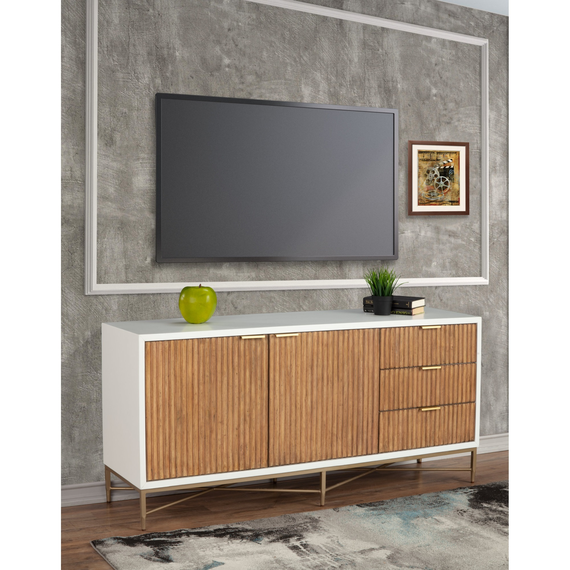 Larsen TV Console, White