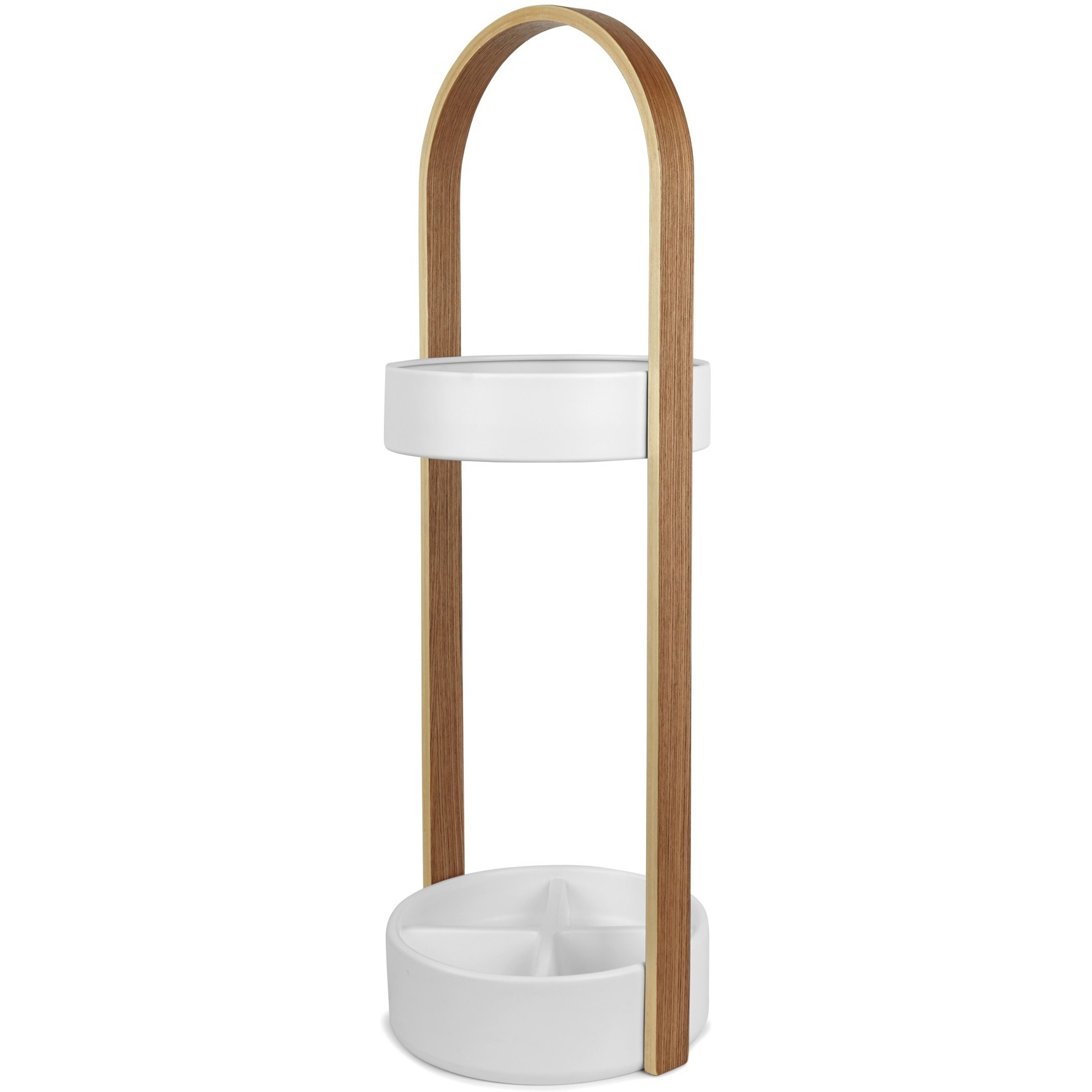 BELLWOOD UMBRELLA STAND WHT/NAT