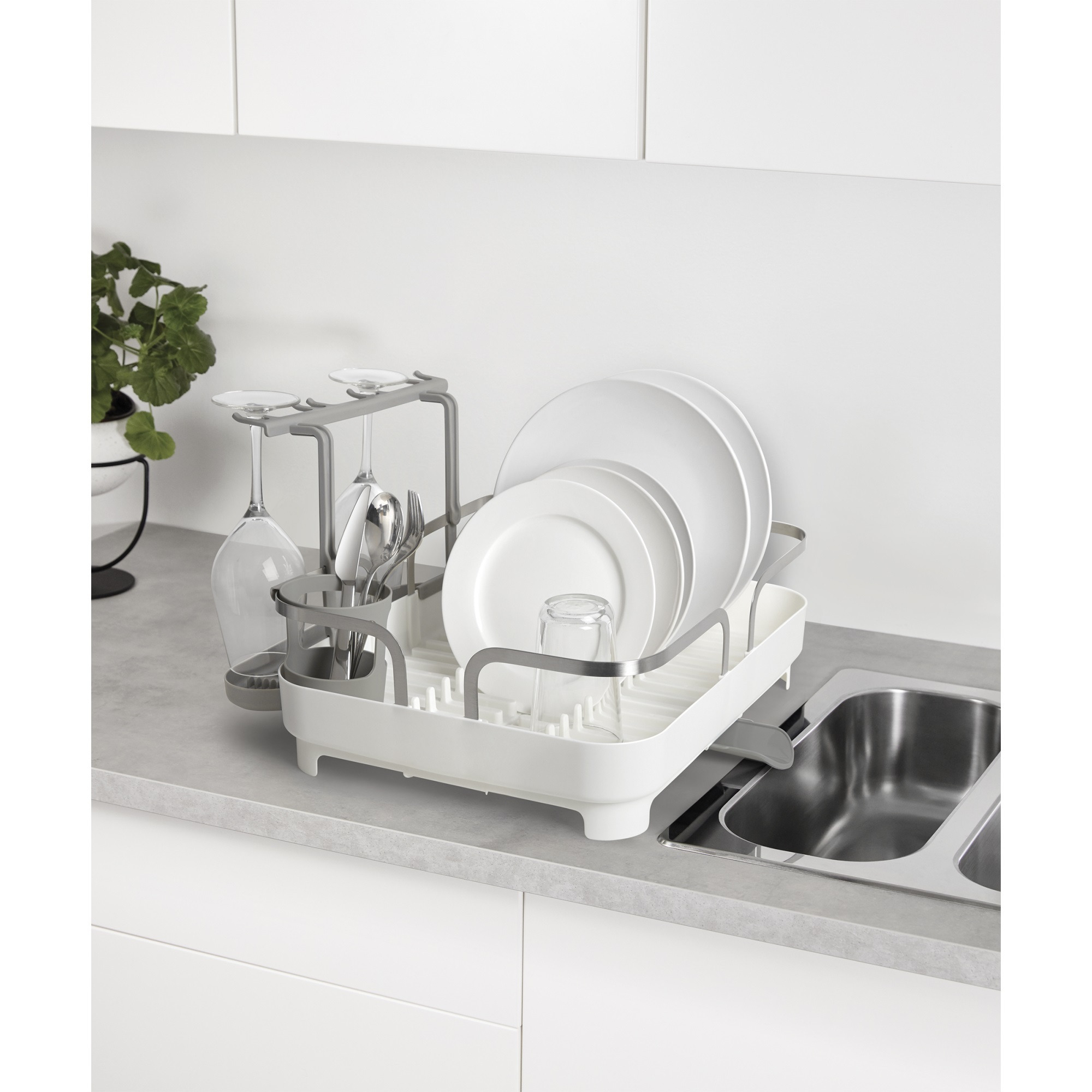 HOLSTER DISH RACK WHITE