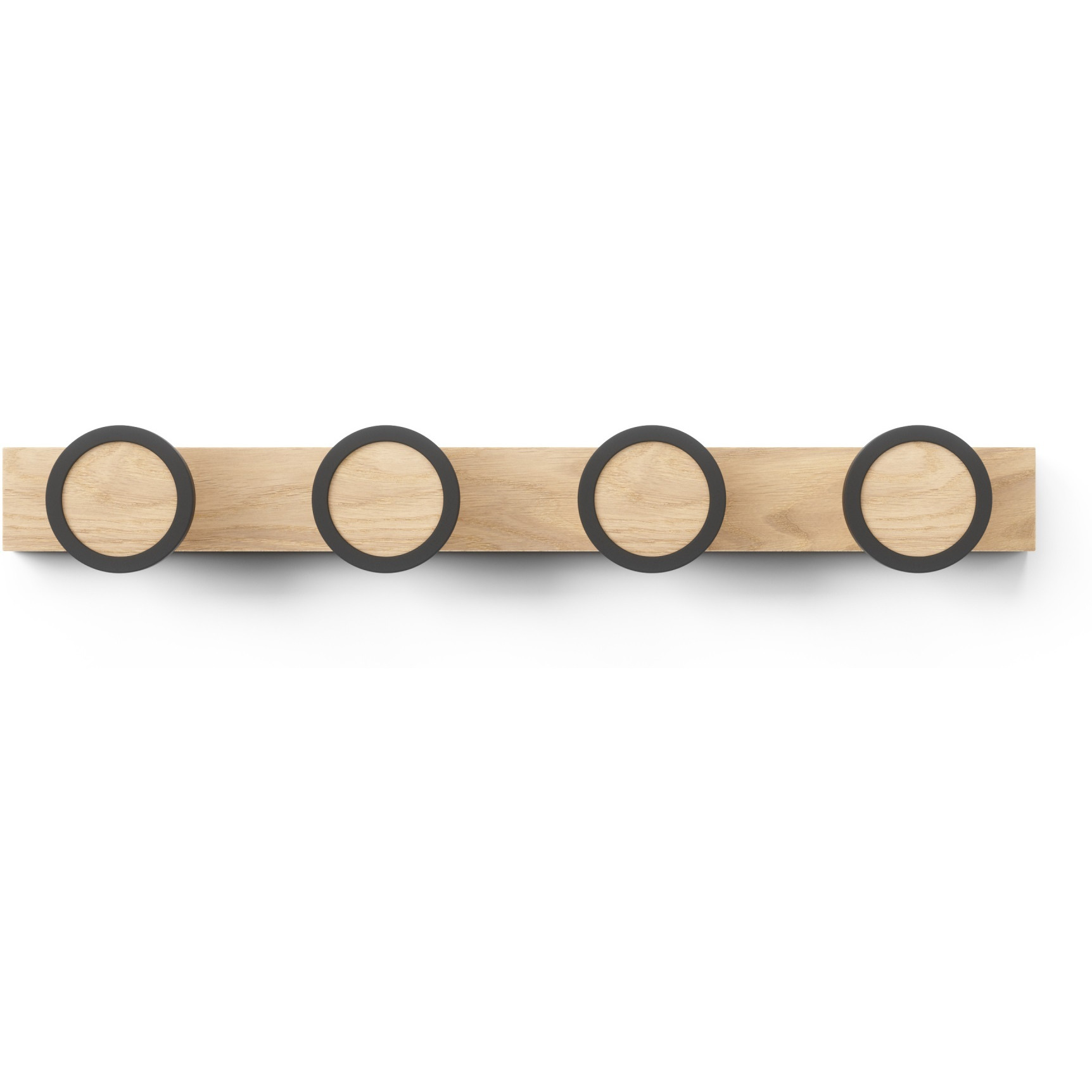 HUB RAIL 4 HOOK BLK/NAT