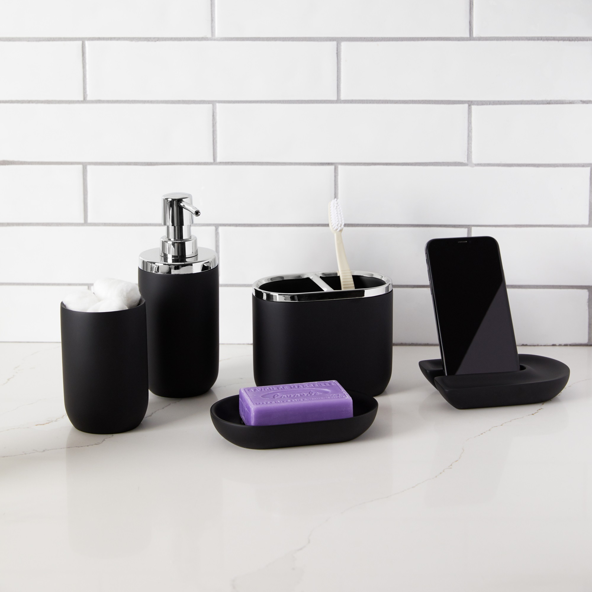 JUNIP SOAP PUMP CHRM/BLK