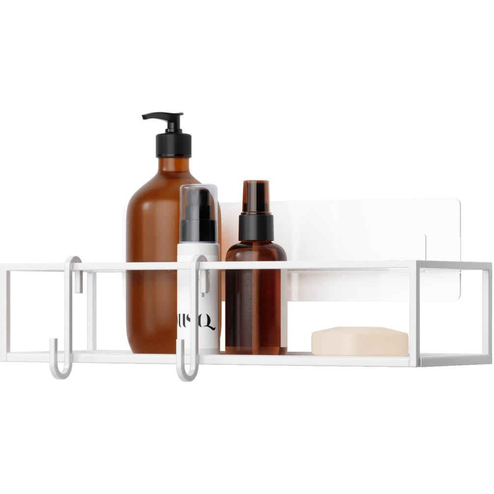 CUBIKO  SHOWER  BIN SET 2 WHITE