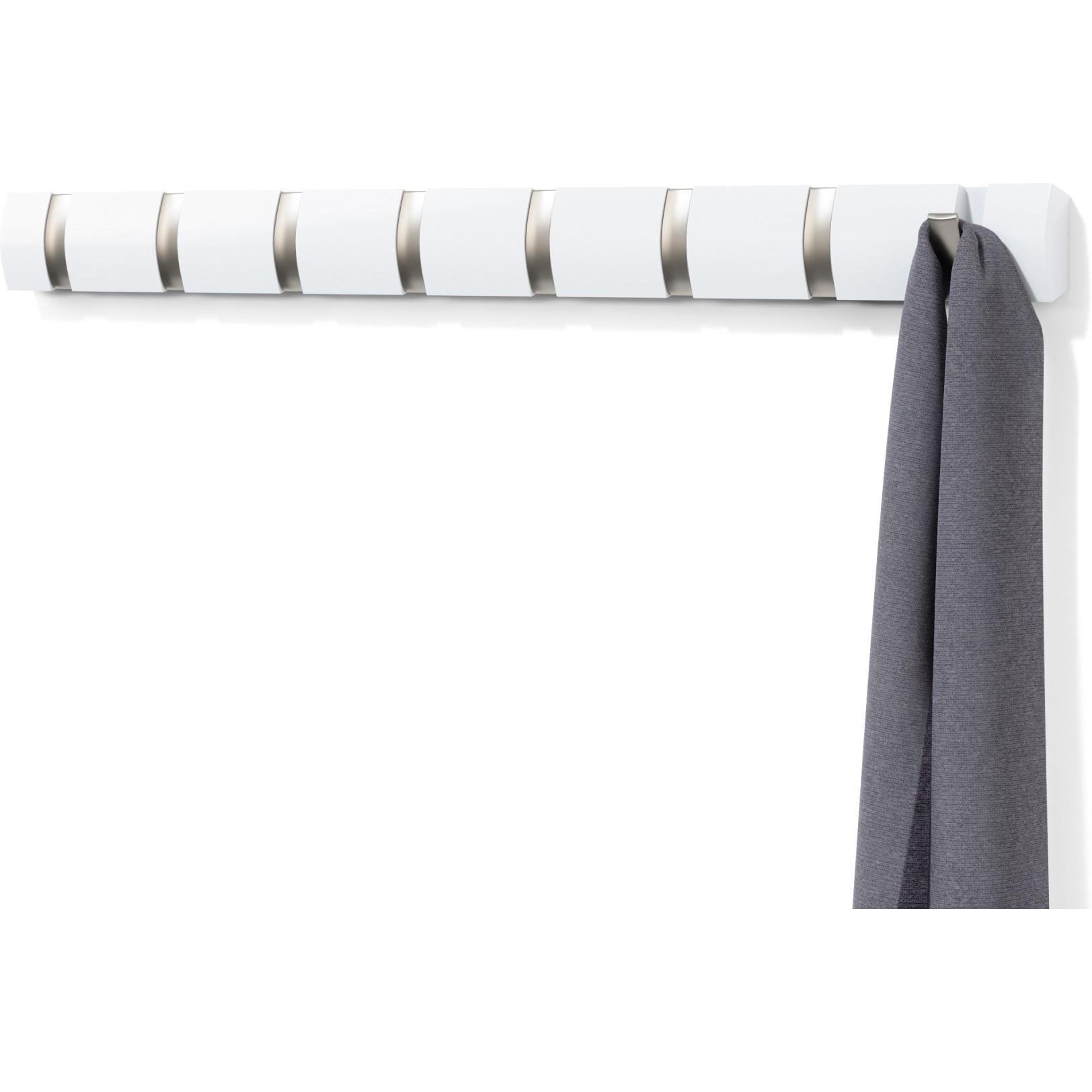 UMBRA, FLIP 8 HOOK WHITE