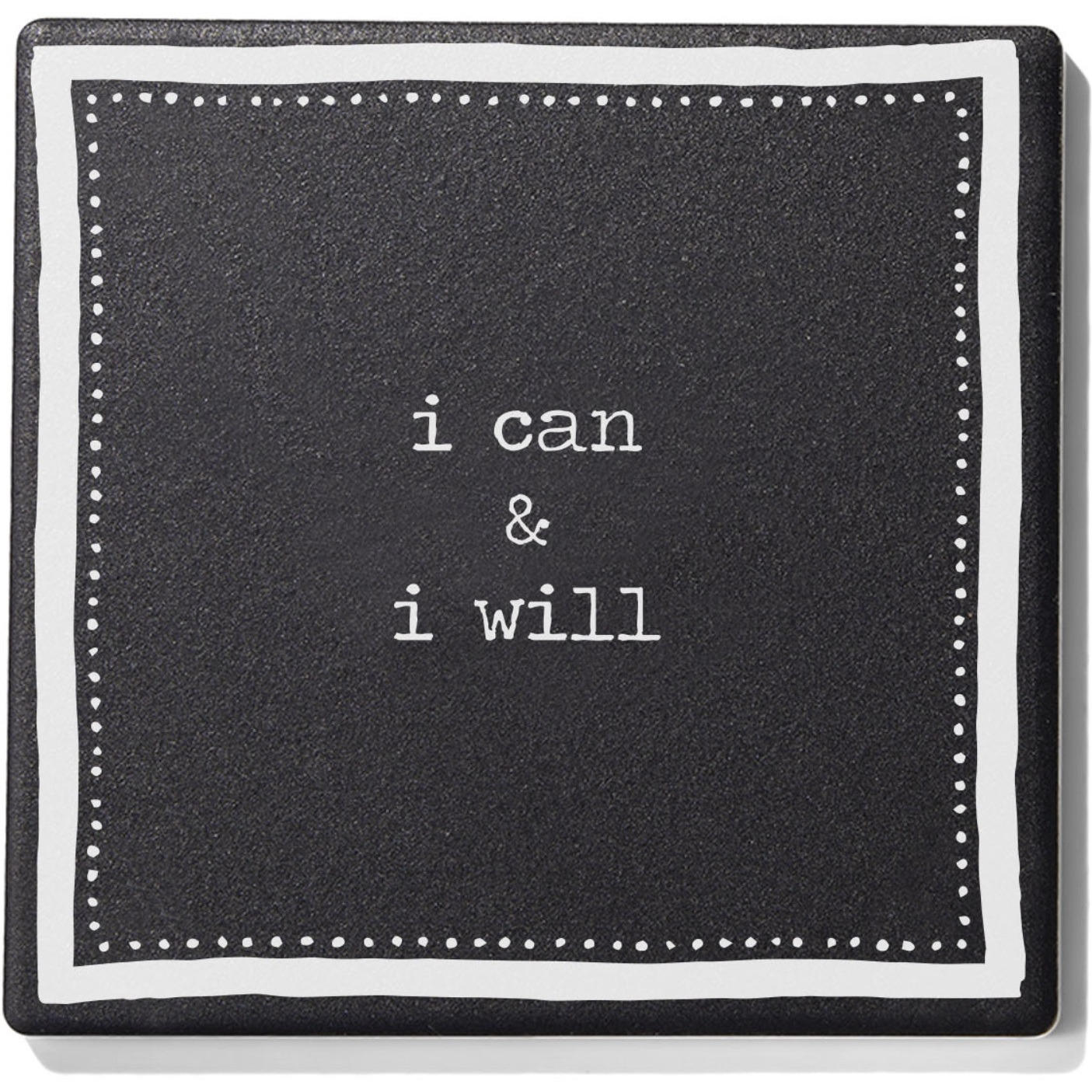 Just Be You Set of 4 Ceramic Coasters 4.25''D