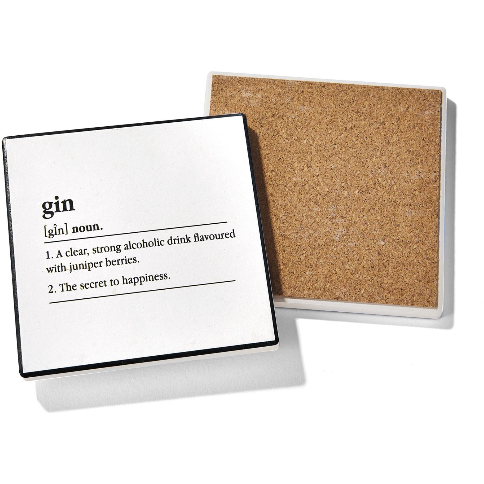 Spirits Set of 4 Ceramic Coasters 4.25''D
