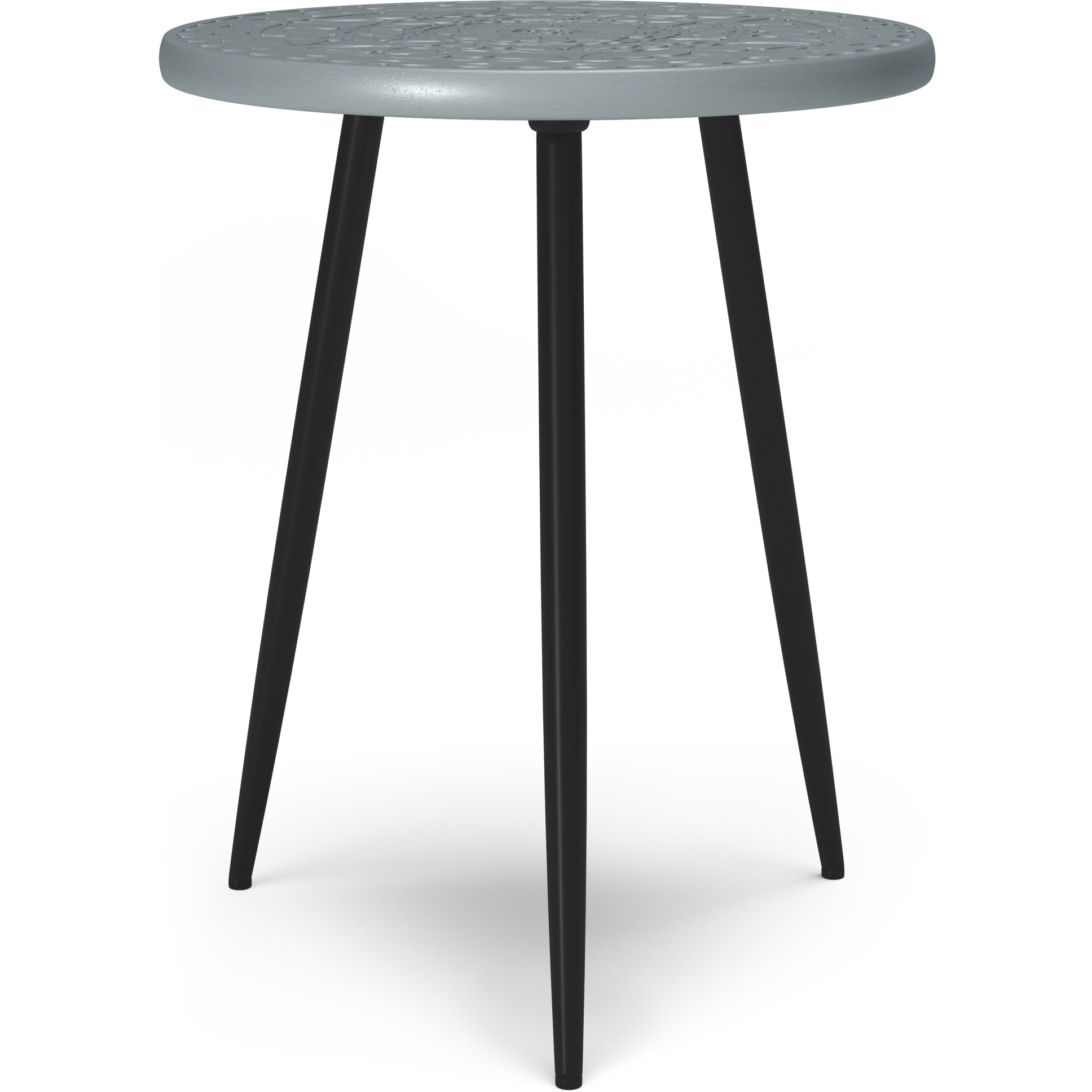 Sherbourne 17 in Wide Metal Side Table