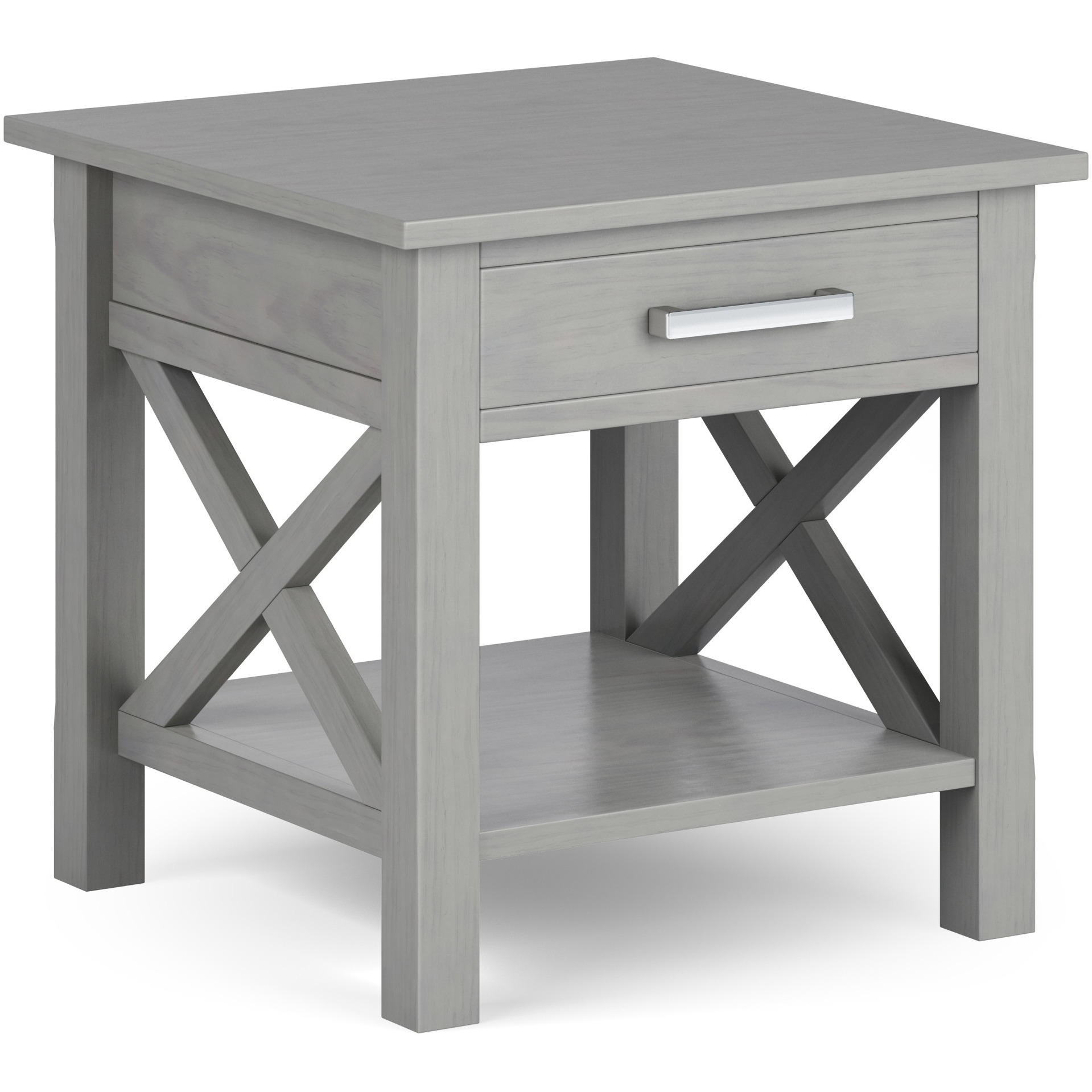 Kitchener SOLID WOOD 21 in Wide Square End Side Table