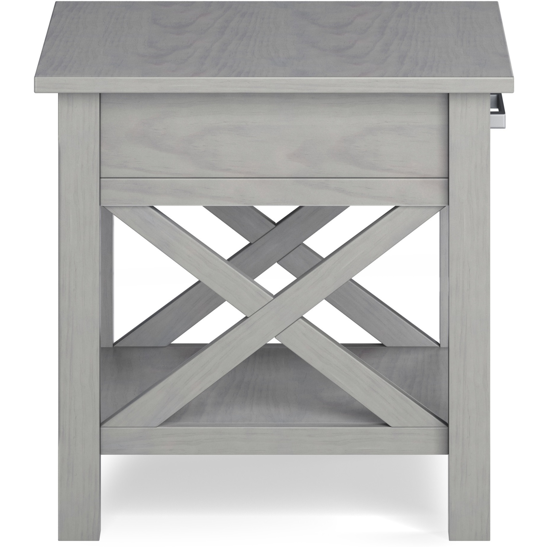 Kitchener SOLID WOOD 21 in Wide Square End Side Table