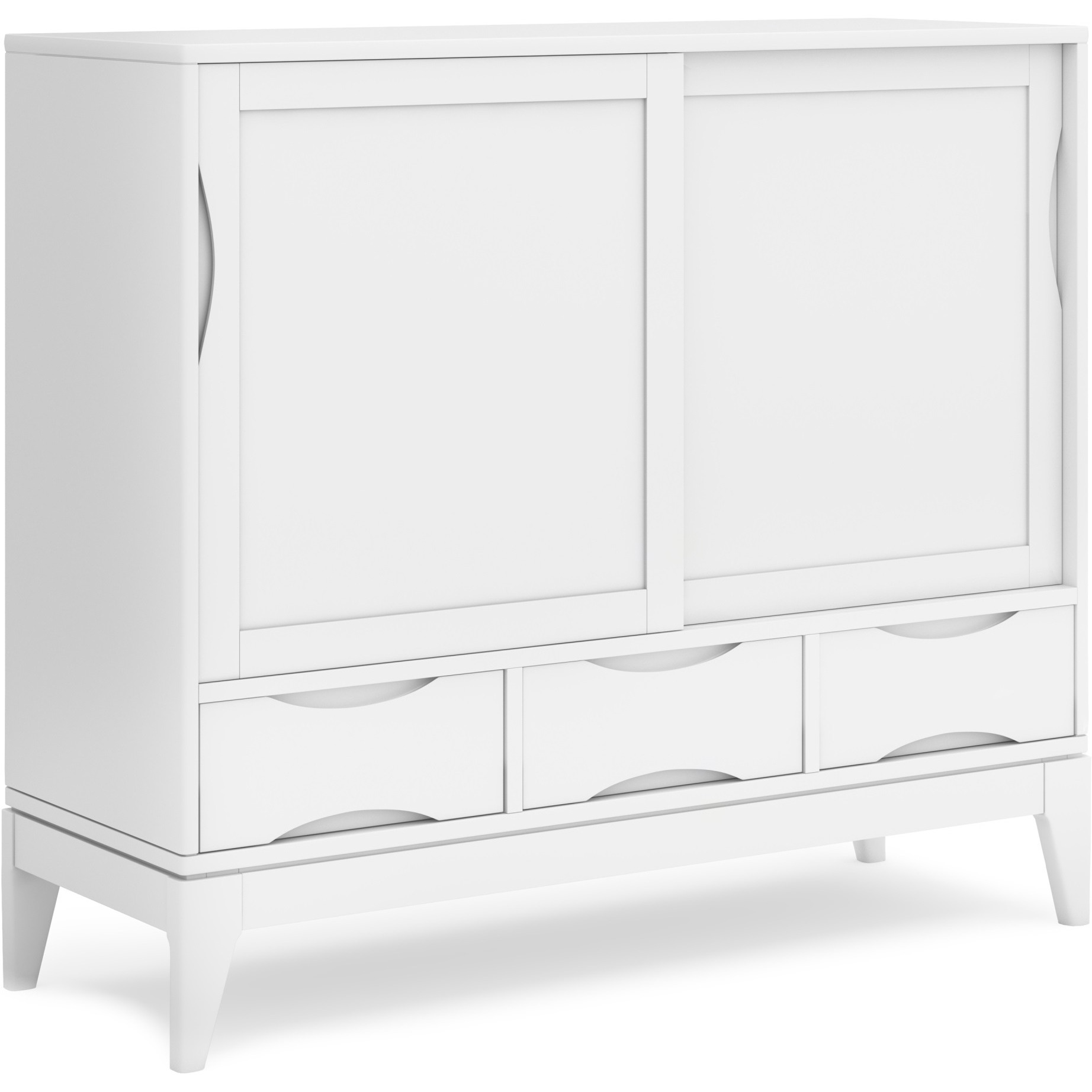 Harper SOLID HARDWOOD 48 in Wide Medium Storage Cabinet