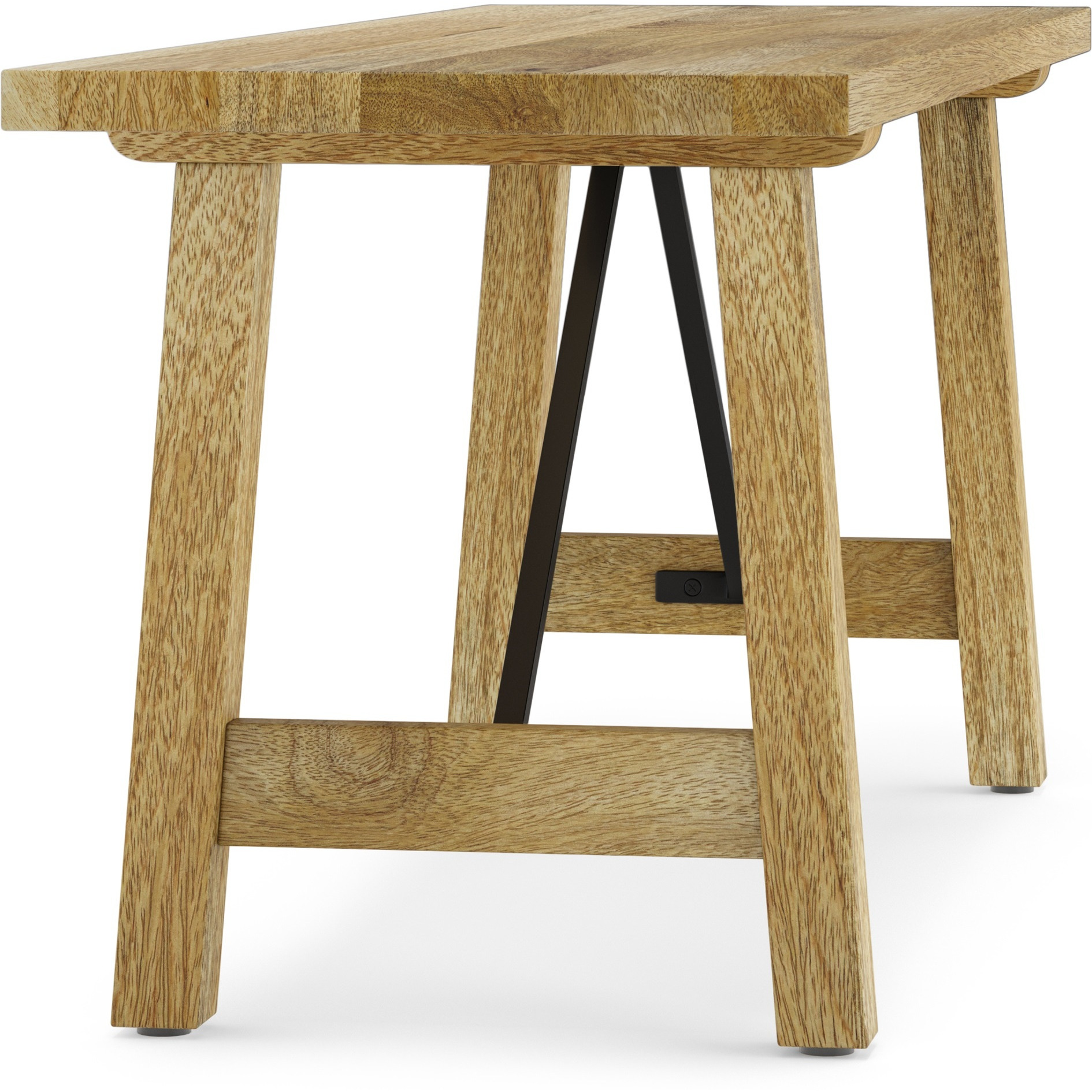 Harvey SOLID MANGO WOOD 47 in Wide Bench