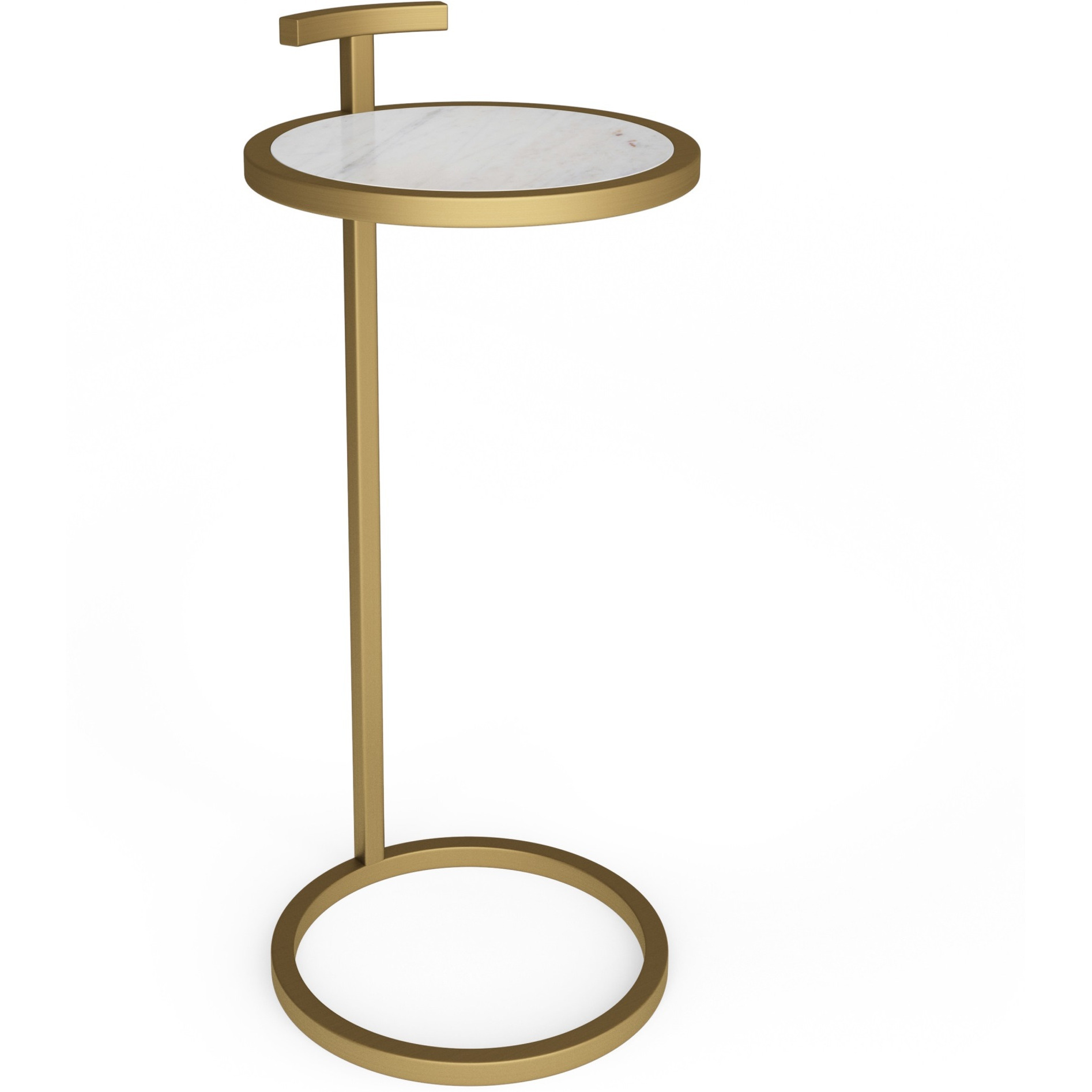 Brook  10 in Wide Metal C Side Table