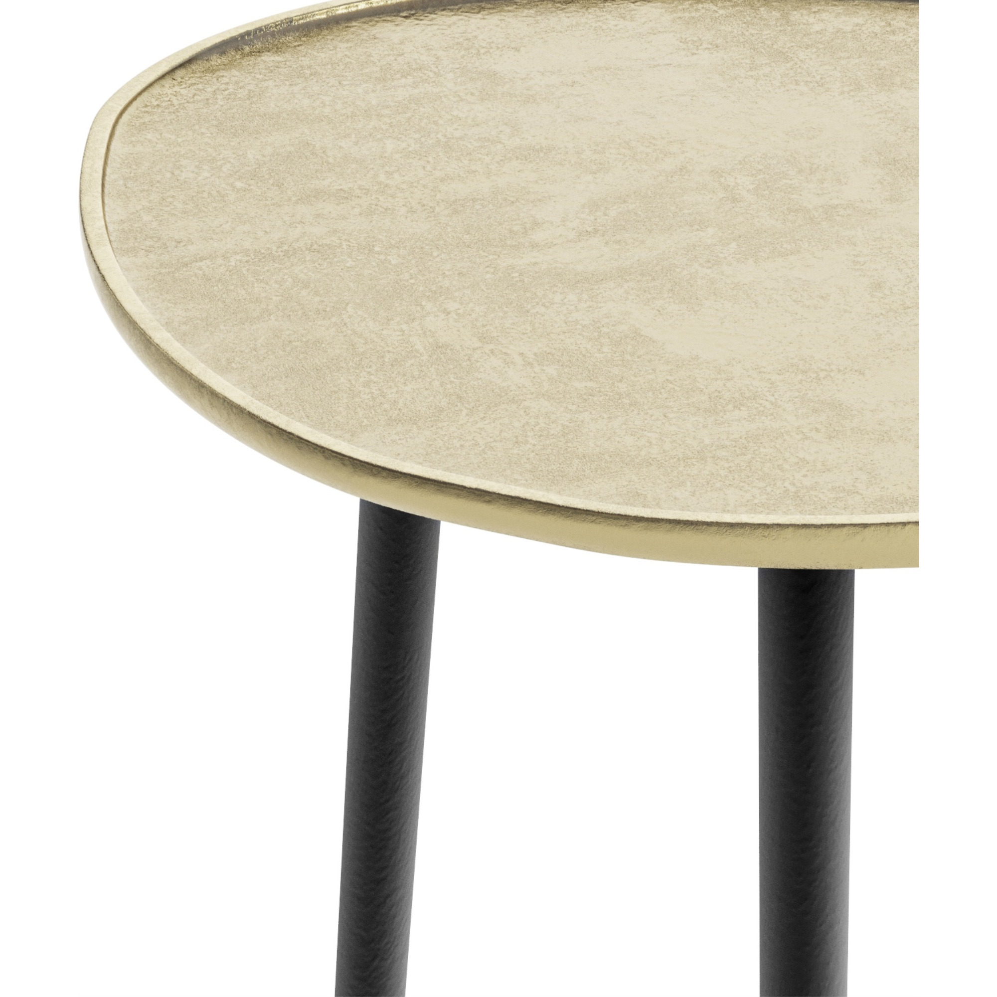Tanner  19 in Wide Metal Metal Side Table