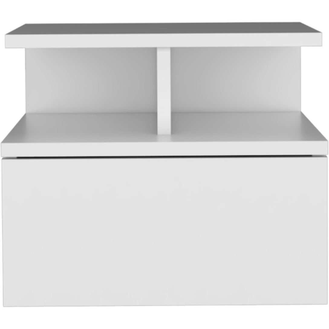 Adele Floating Nightstand -Bedroom-White
