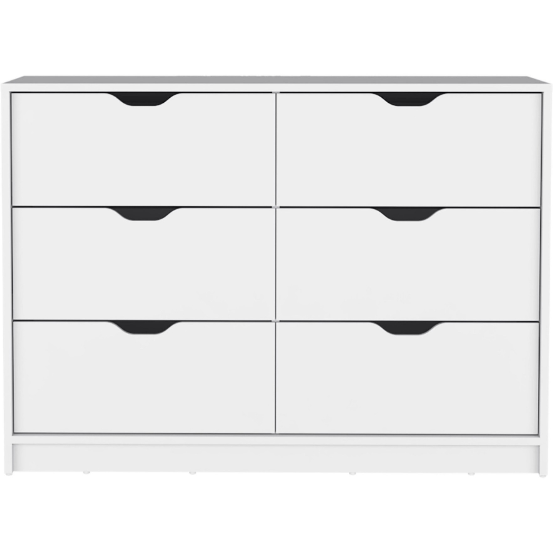 Basilea 4 Drawers Dresser -Bedroom-White