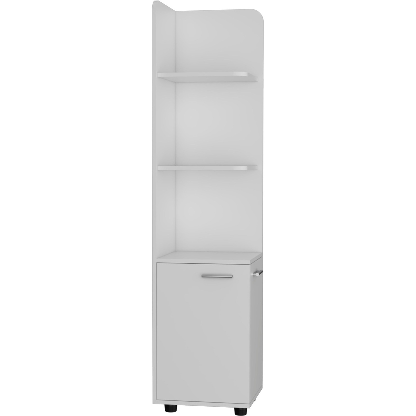 Malibu Freestanding Linen Cabinet -Bathroom -White
