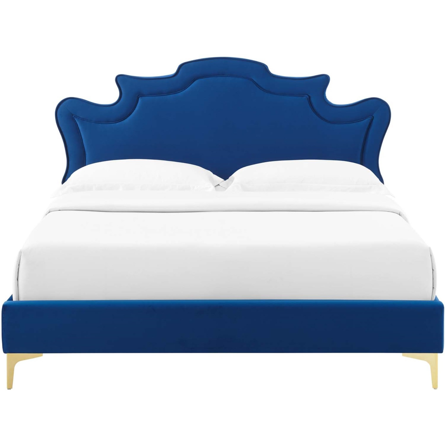 Neena Performance Velvet Twin Bed