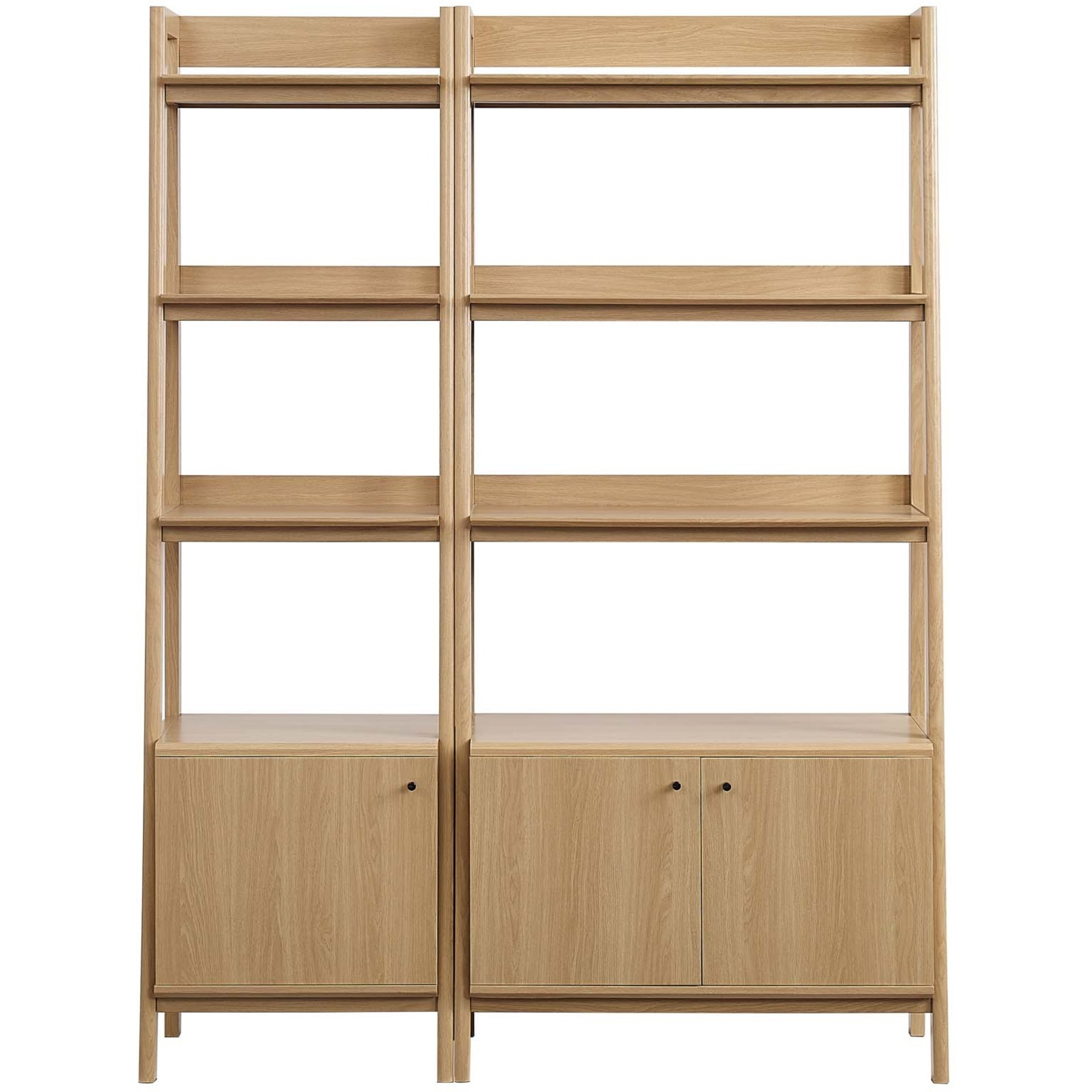 Bixby Wood Bookshelves - Set of 2