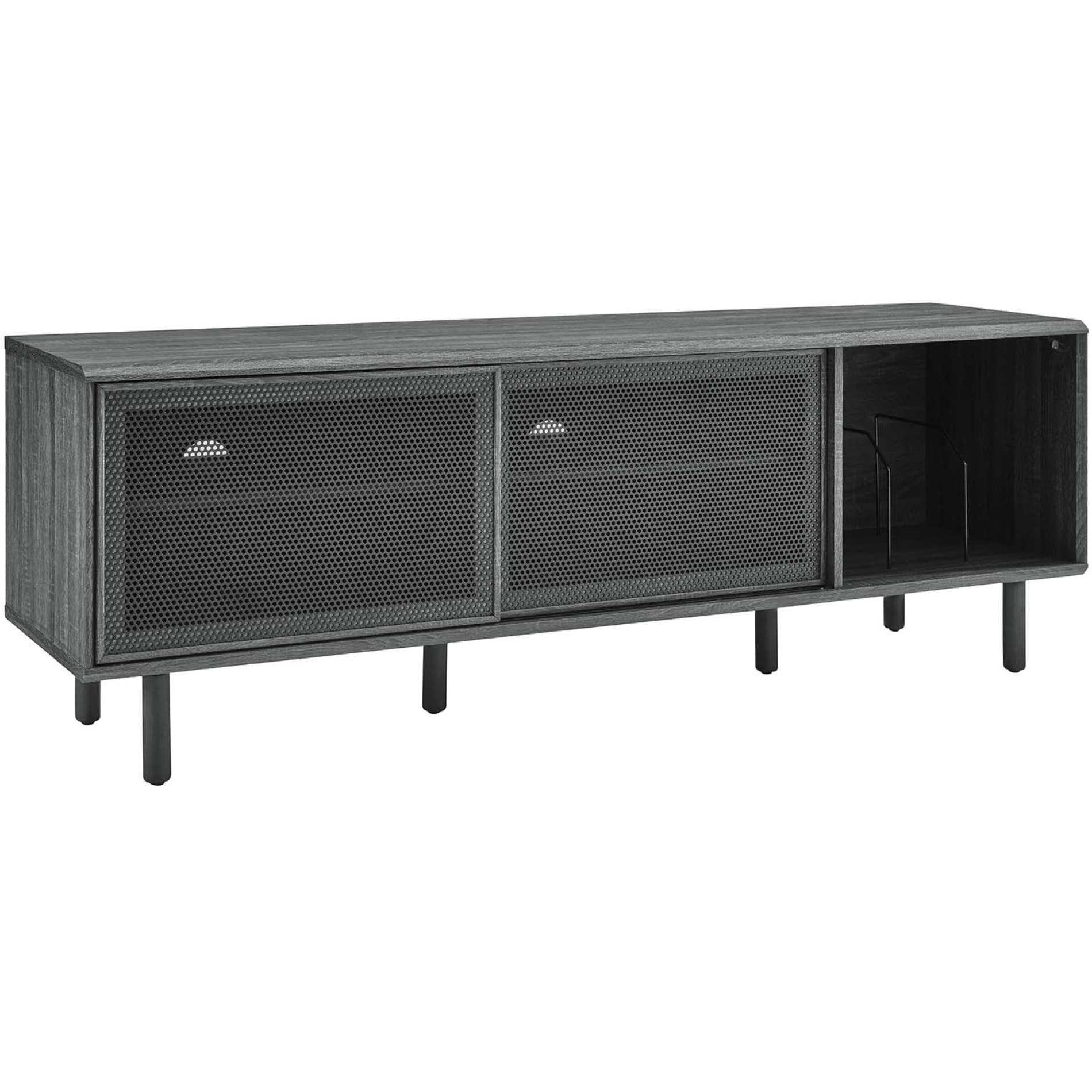 Kurtis 67" TV and Vinyl Record Stand
