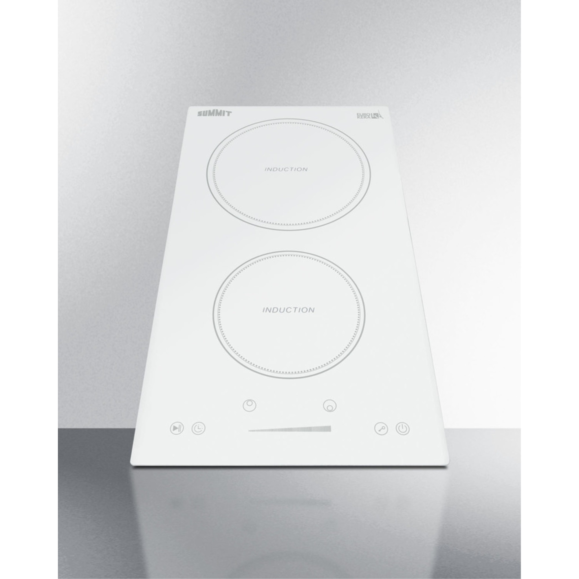 12" Wide 208-240V 2-Zone Induction Cooktop