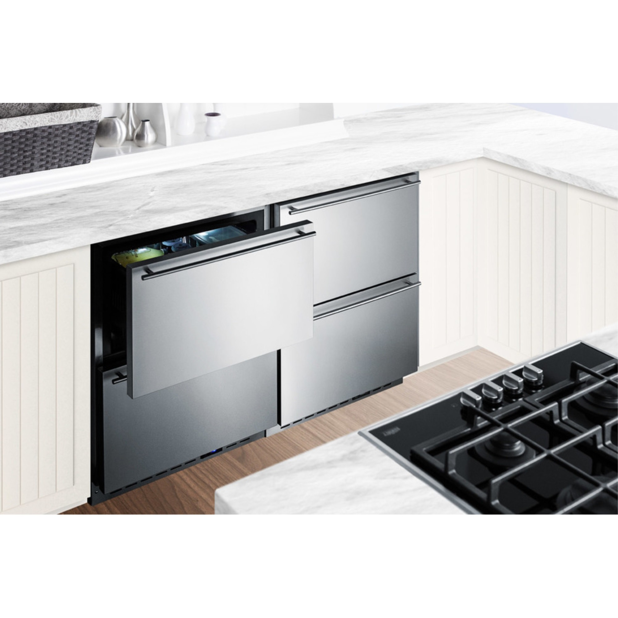 24" Wide Built-In 2-Drawer All-Refrigerator